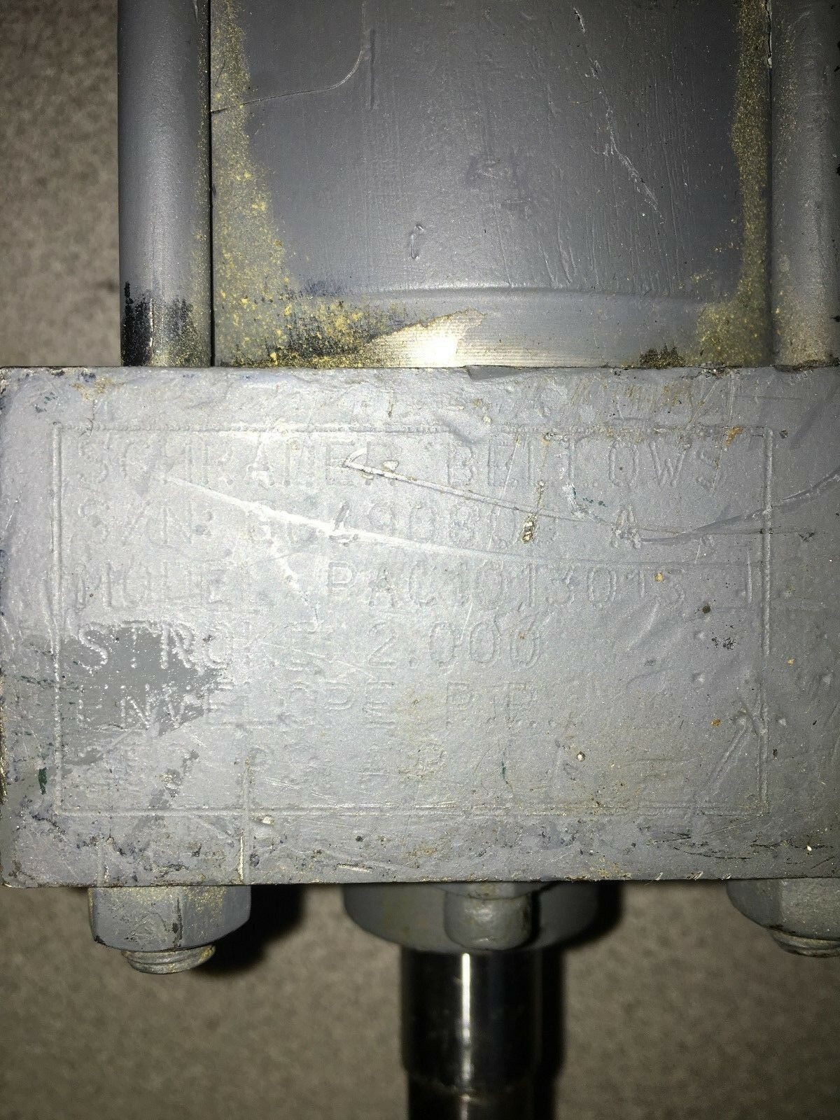 NEW NO BOX SCHRADER BELLOWS CYLINDER PA-2 SERIES PAC101301S 2.000