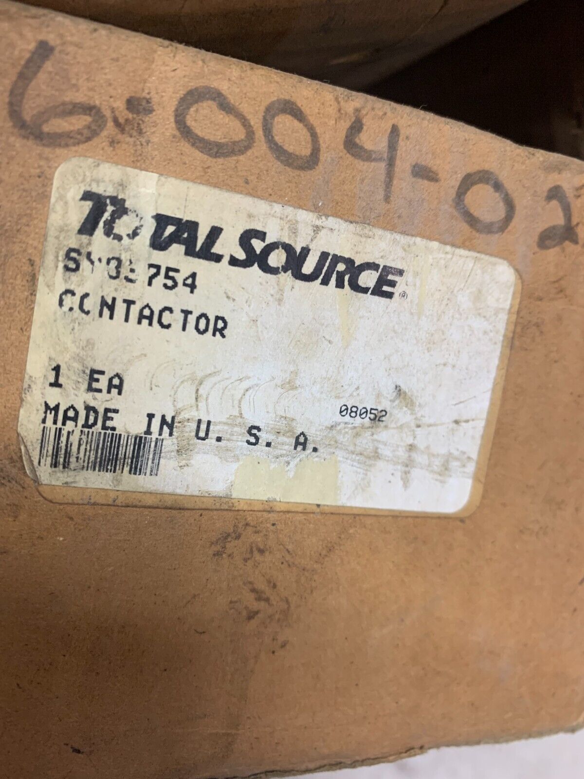 NEW IN BOX TOTAL SOURCE CONTACTOR SY03754