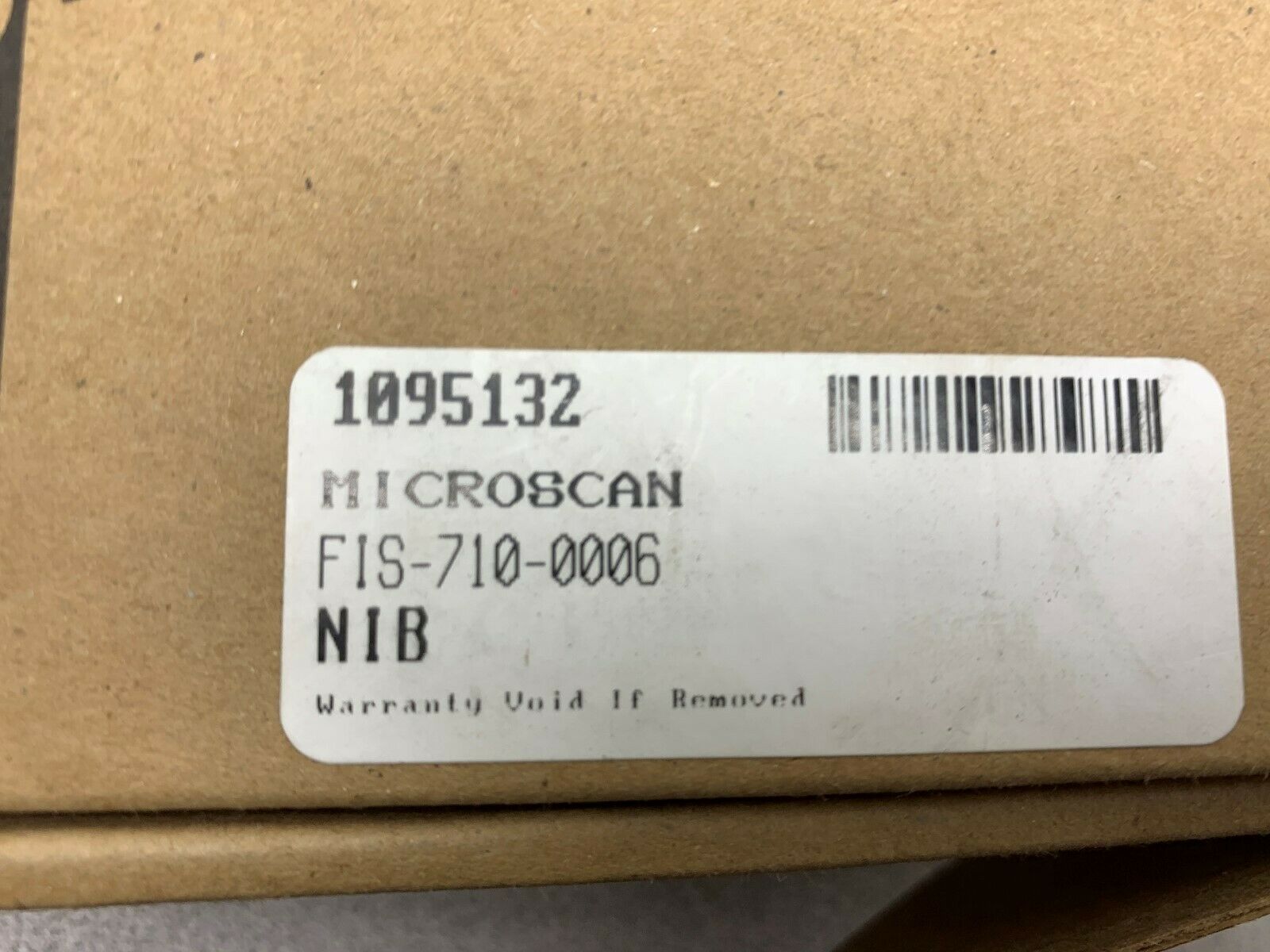 NEW IN BOX MICROSCAN FIS-710-0006