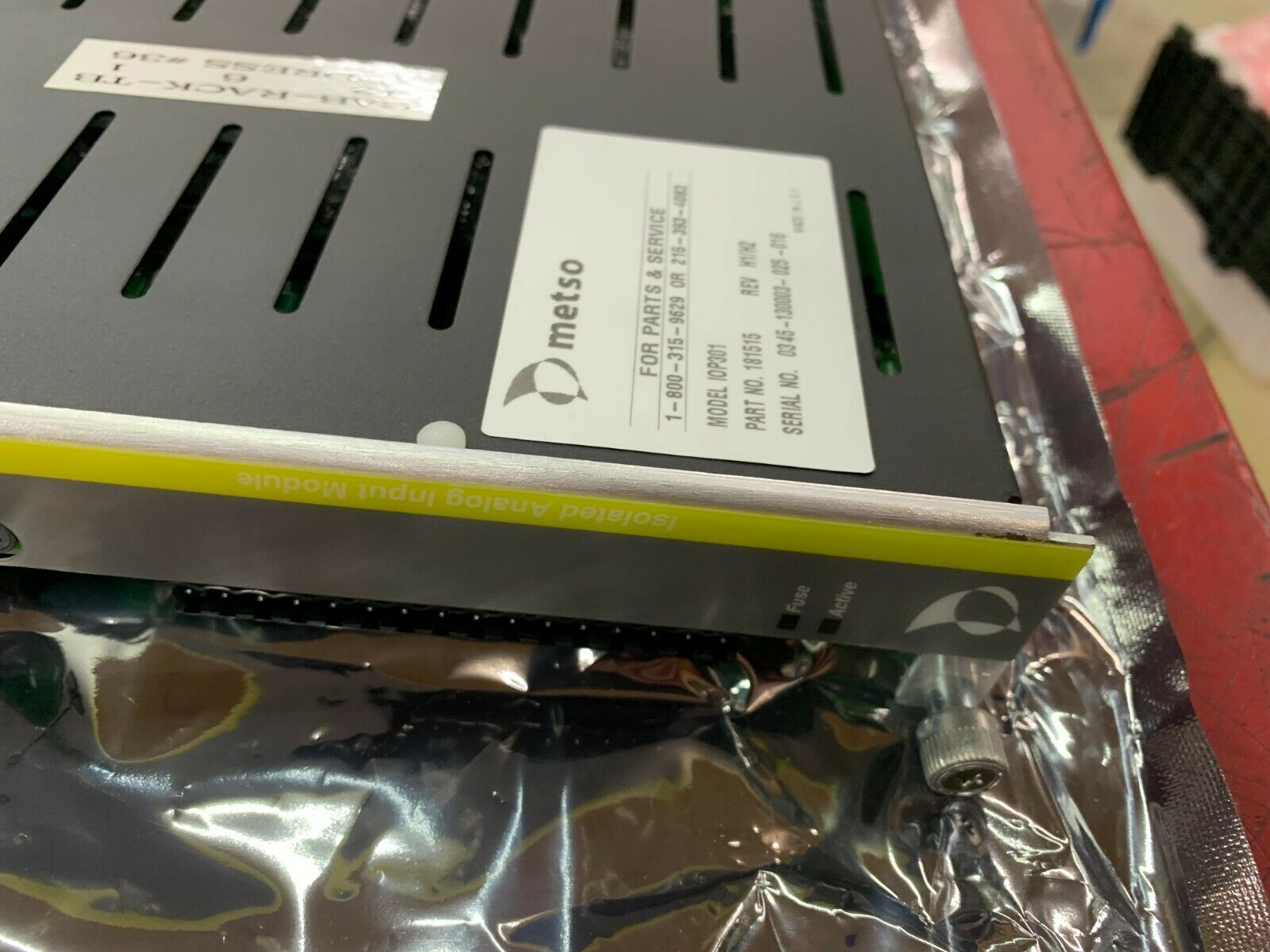 NEW NO BOX METSO ISOLATED ANALOG INPUT MODULE IOP301