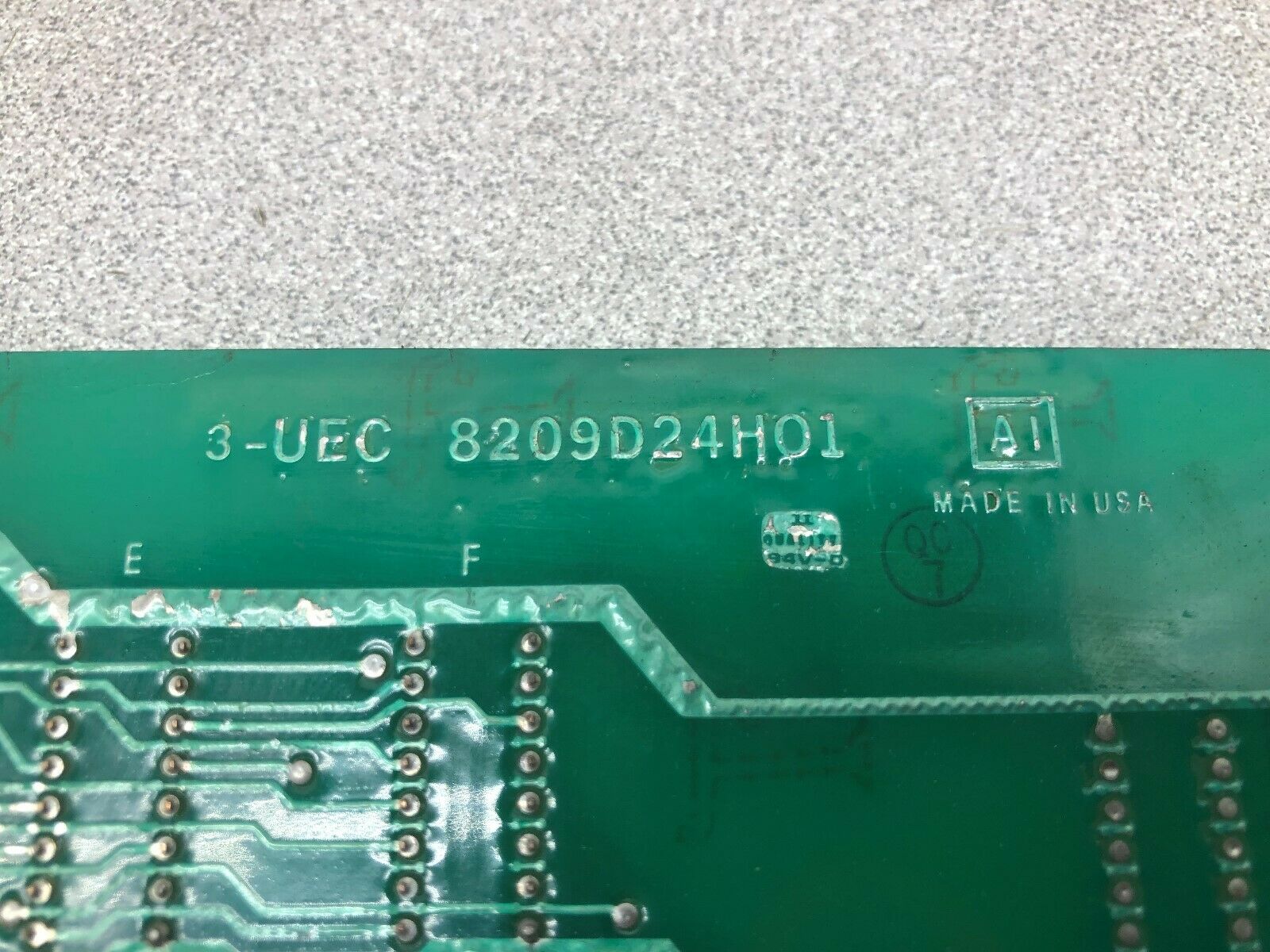 USED WESTINGHOUSE MEMORY CONTROL AND ERROR CORRECTION BOARD 3-UEC 8209D24H01