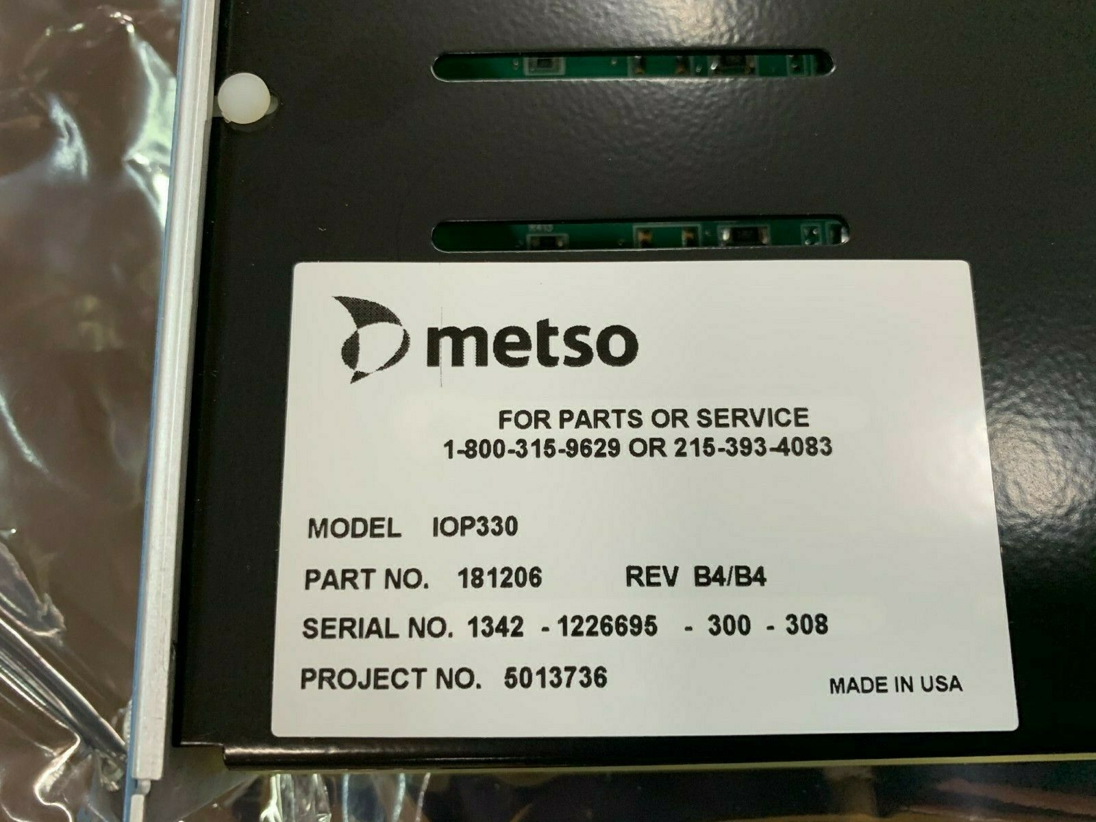 NEW NO BOX METSO PLC 24V. DC DIGITAL INPUT MODULE IOP330