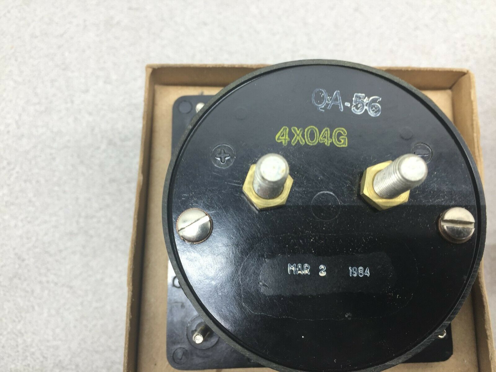 NEW IN BOX WESCHLER DC VOLT METER 0-200 VOLTS 409C532A23 / RX351DCV