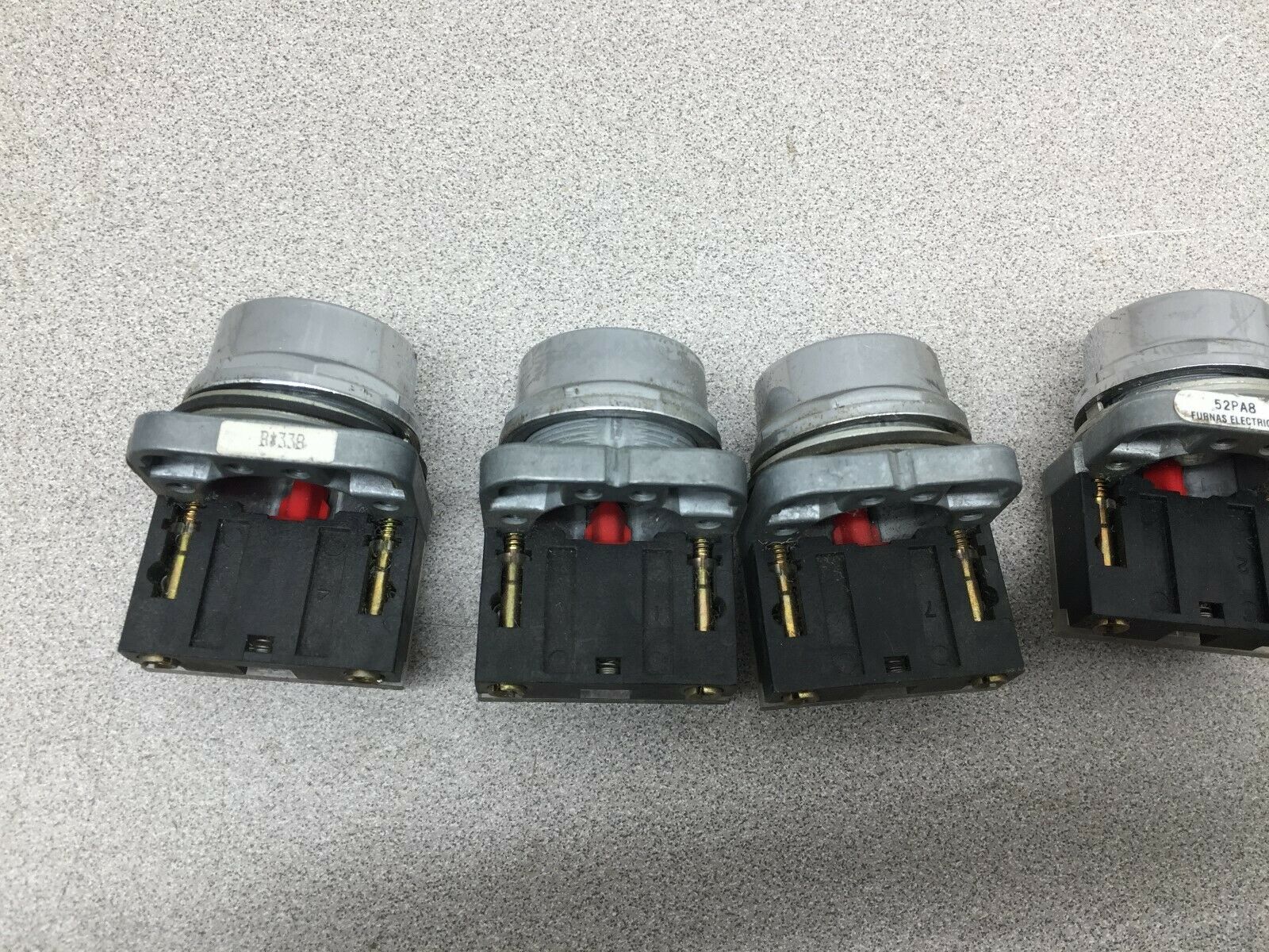 USED LOT OF 4 FURNAS PUSHBUTTON 52PA8