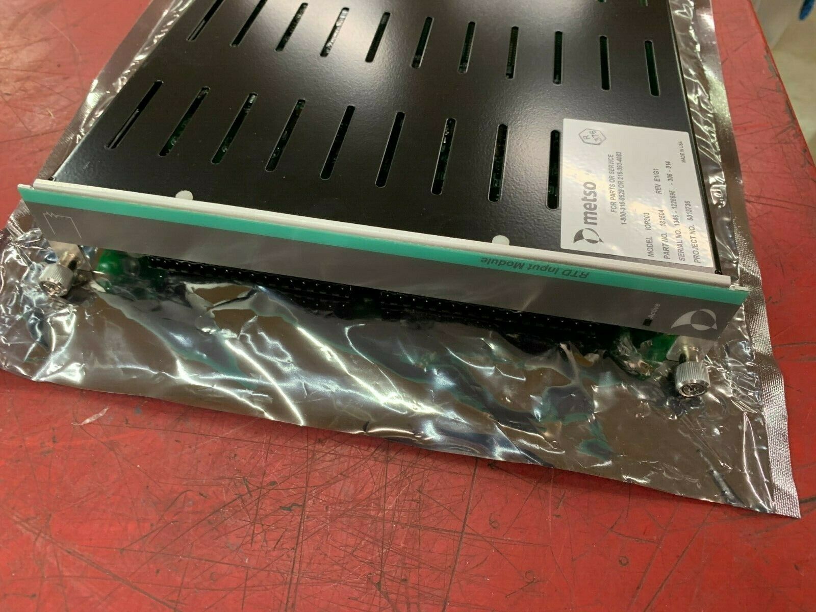 NEW NO BOX METSO RTD INPUT MODULE IOP303