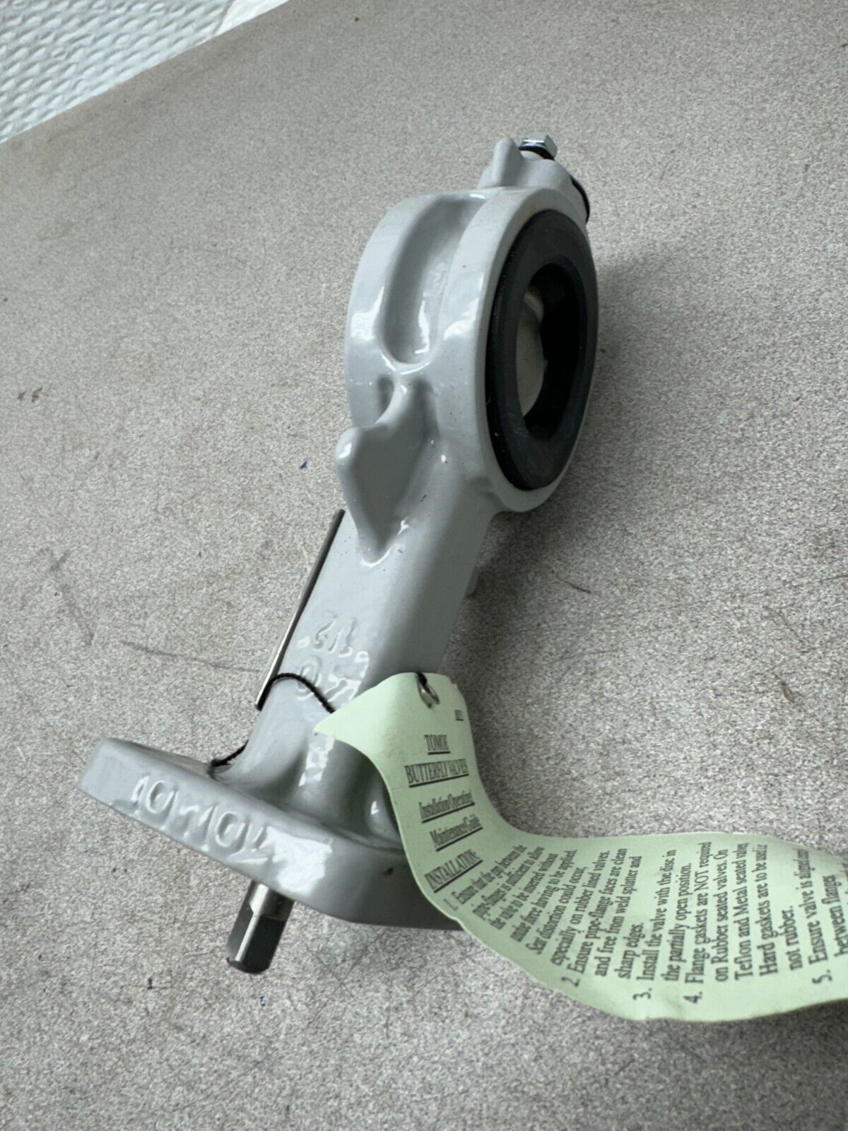 NEW TOMOE 40MM 700G BUTTERFLY VALVE SS-SS-NBR BODY SG