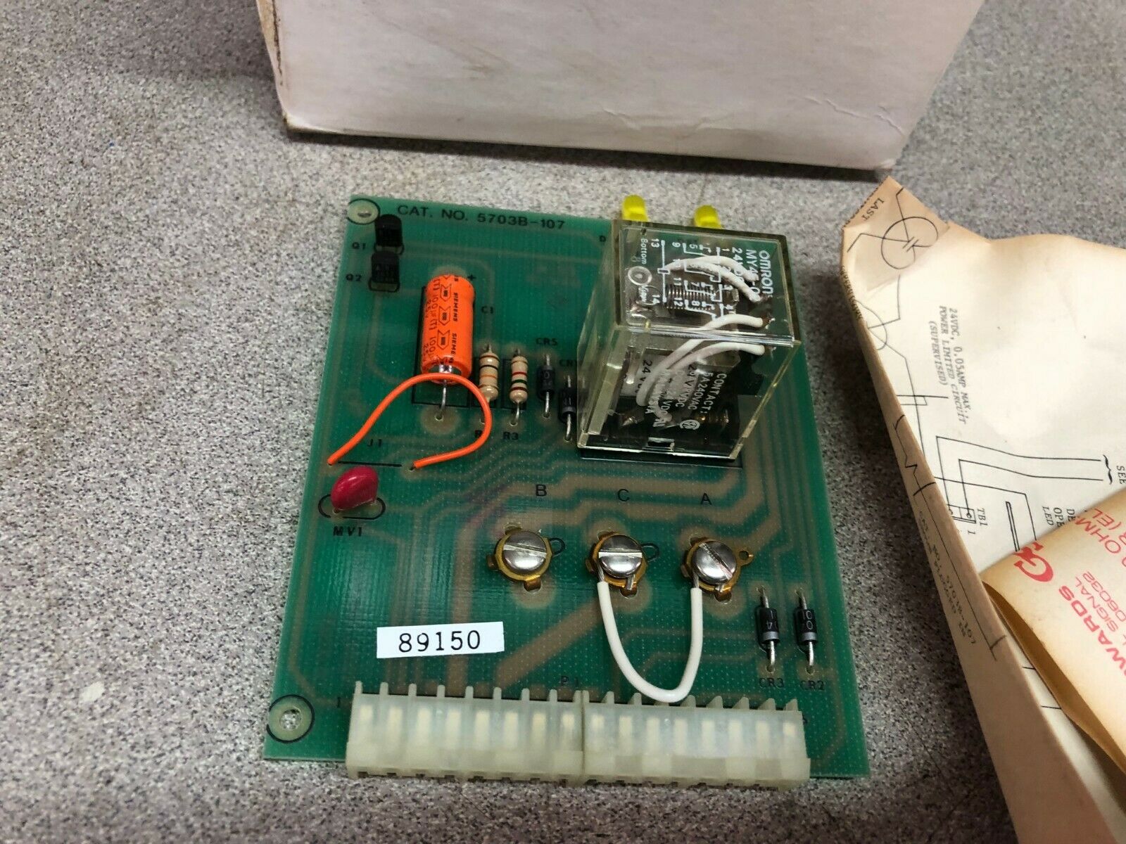 NEW EST EDWARDS INPUT CARD CIRCUIT BOARD 5703B-107