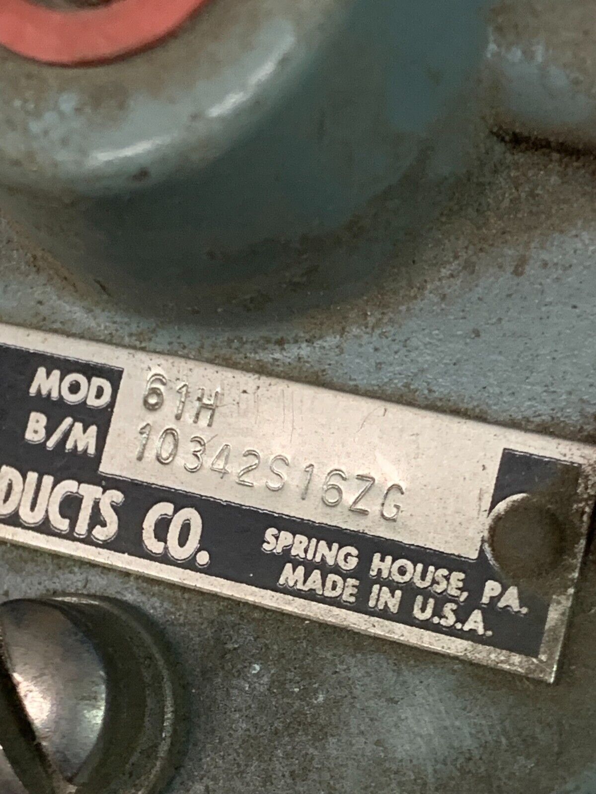 NEW NO BOX MOORE PRODUCTS F/R BOOSTER 10342S16ZG MODEL 61H