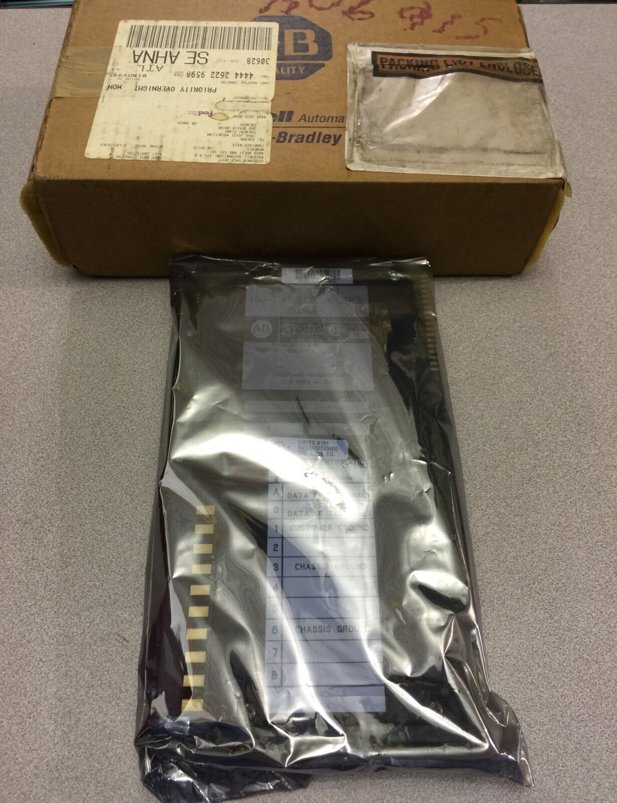 REMAN ALLEN-BRADLEY PLC-5 LOOP CONTROLLER INTERFACE MODULE 1771-LI SERIES A