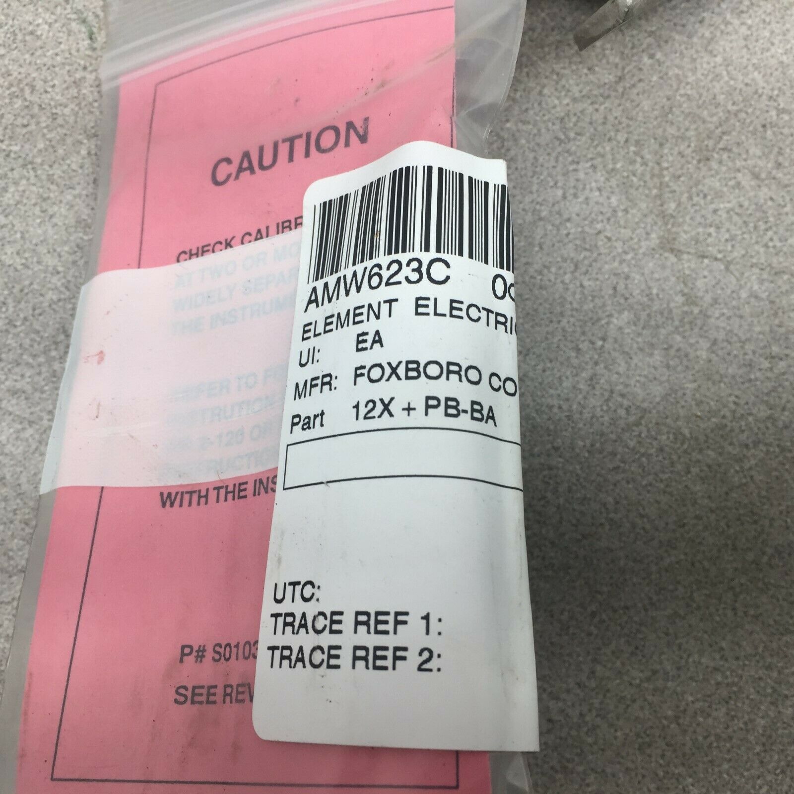 NEW NO BOX FOXBORO 30-0"HGVAC PNEUMATIC CONTROLER 12X+PB-BA