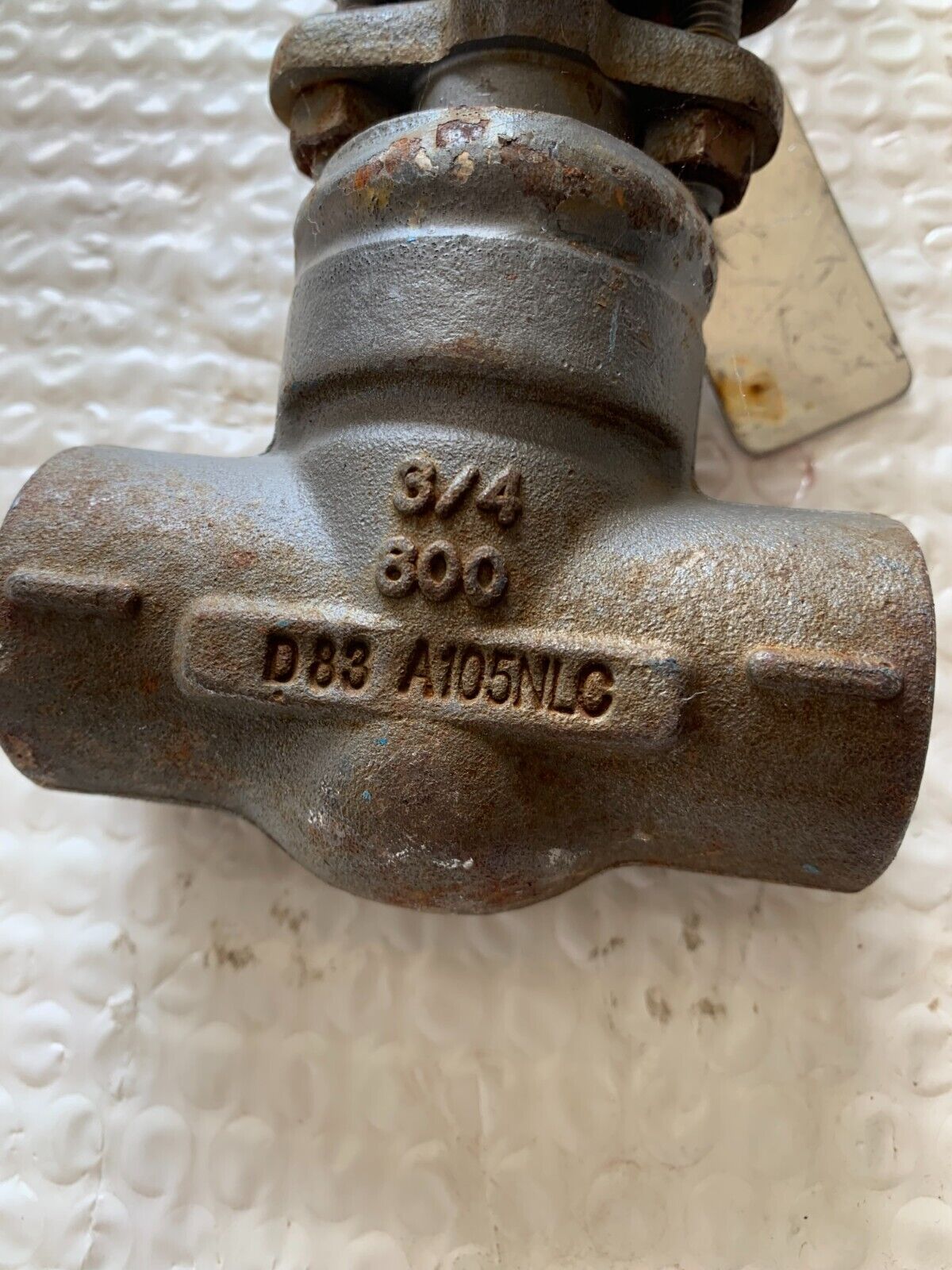 NEW NO BOX SMITH FORGED STEEL 3/4" GATE VALVE 0870 0000W BODY A105