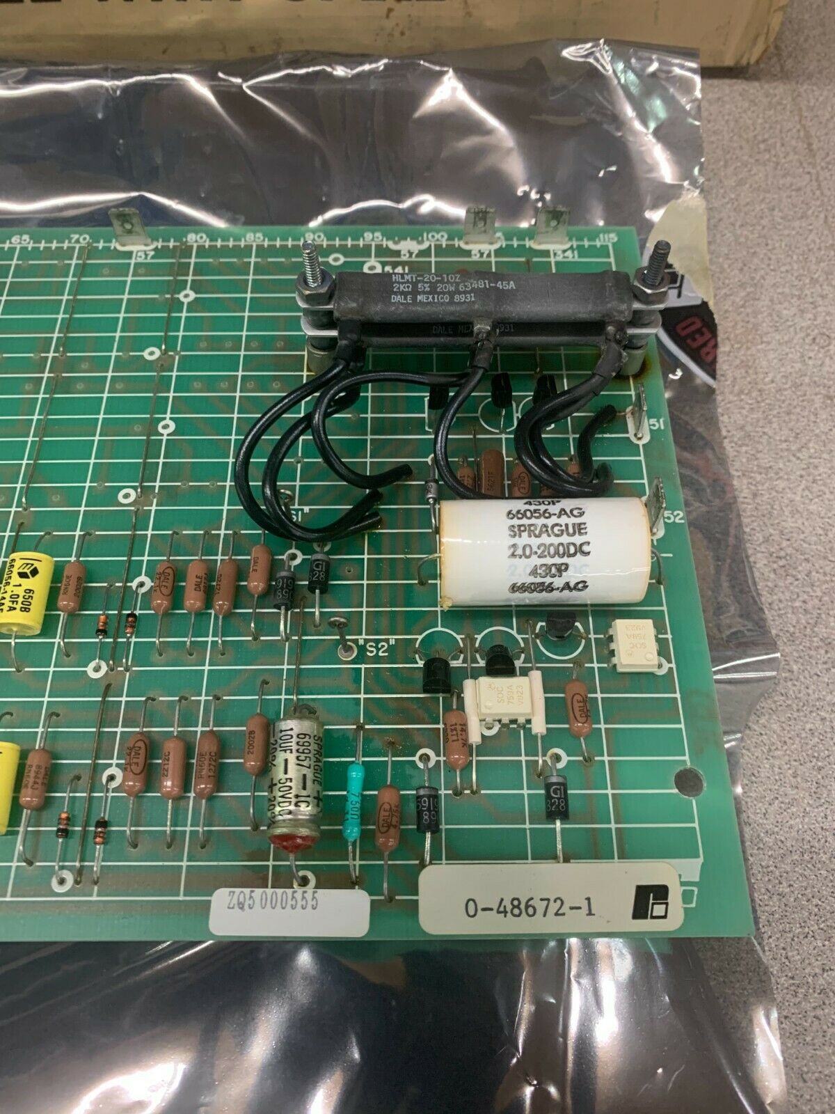 NEW IN BOX RELIANCE ELECTRIC PC DRIVER BOARD 0-48672-1