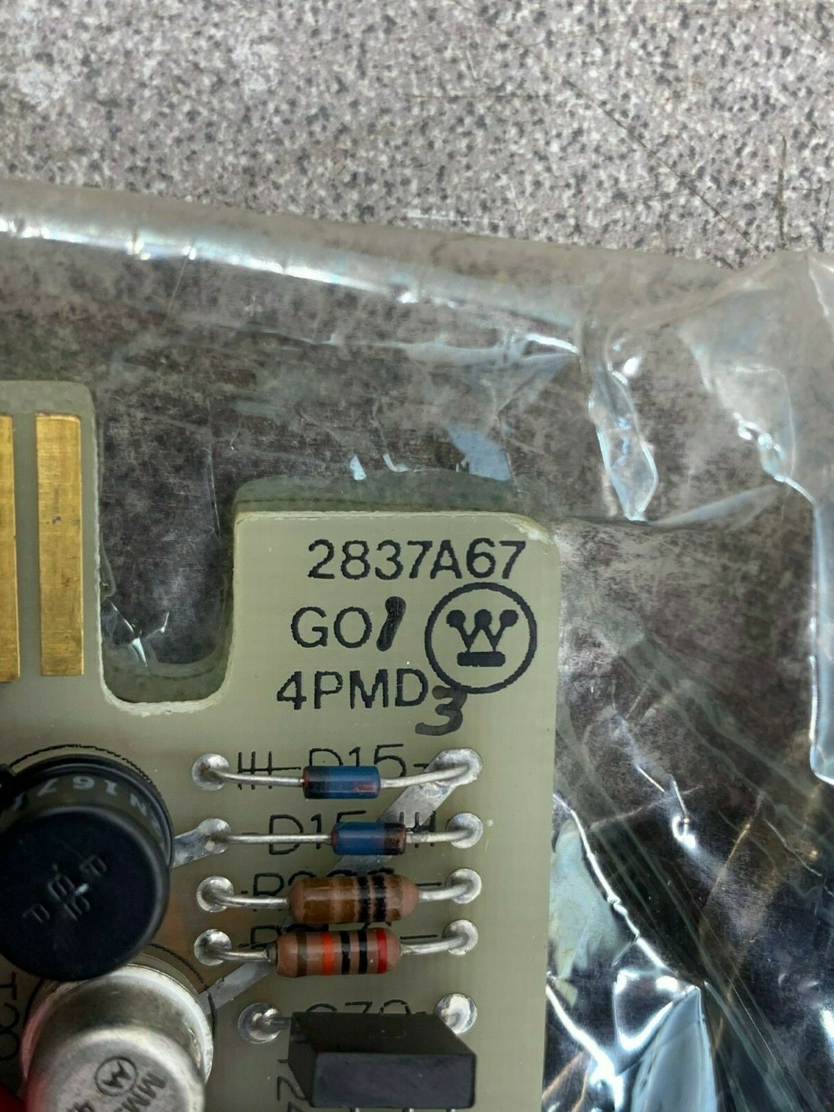 NEW NO BOX WESTINGHOUSE CIRCUIT BOARD 2837A67G01