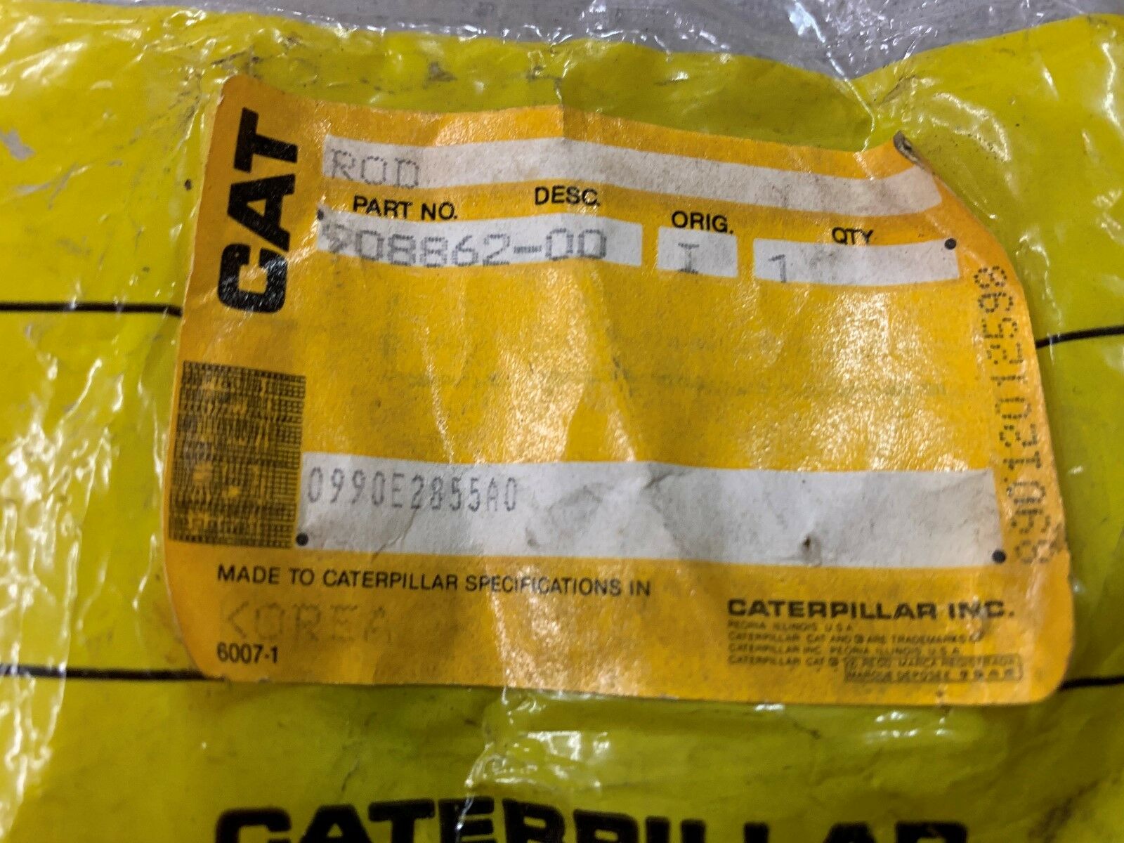 NEW NO BOX CAT ROD 908863-00