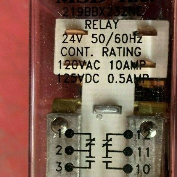 NEW IN BOX MSD INC. 24VDC. RELAY 219BBX232 NE