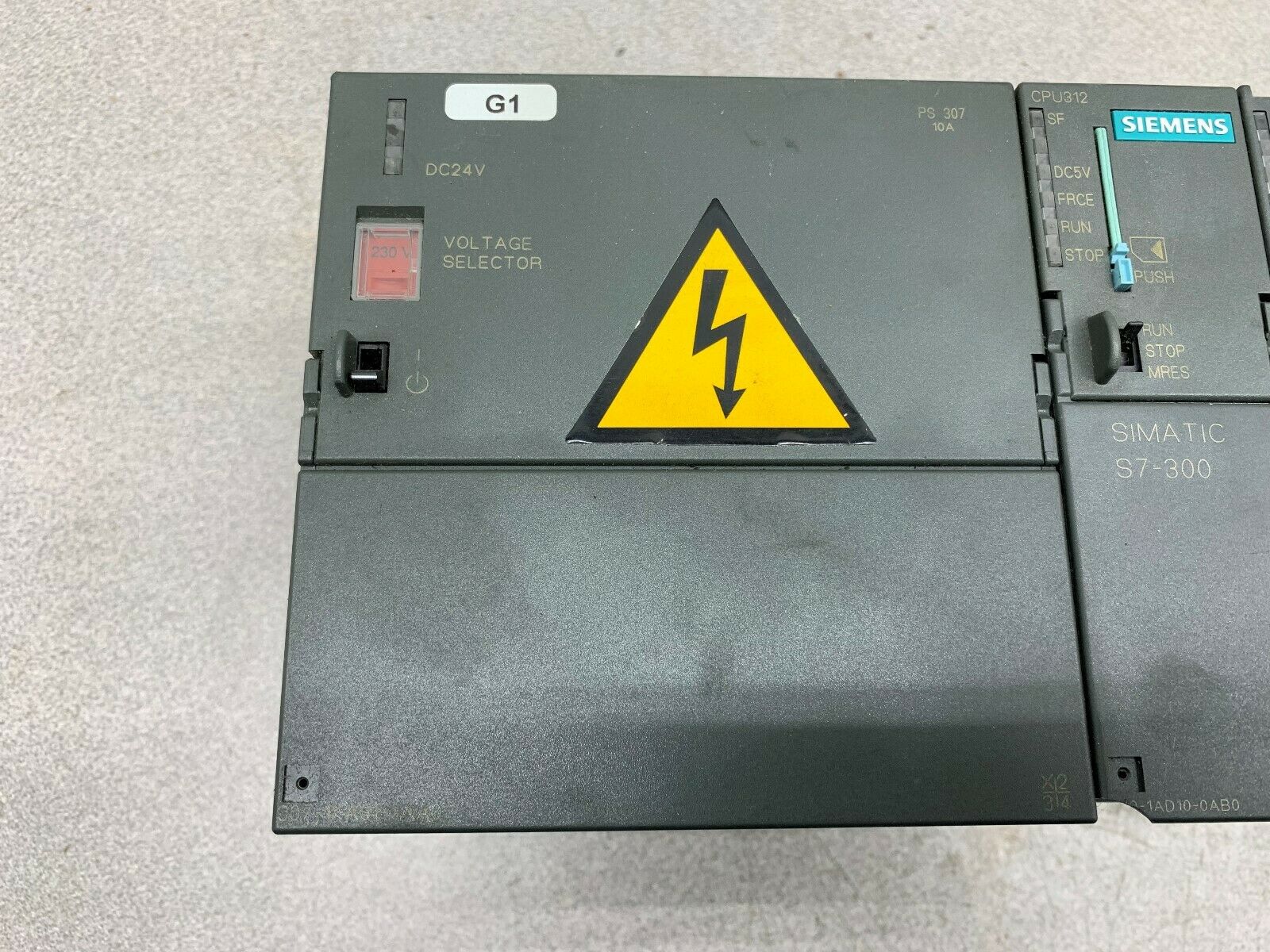 USED SIEMENS SIMATIC S7 SYSTEM POWER SUPPLY WITH CARDS 6ES7 307-1KA01-0AA0