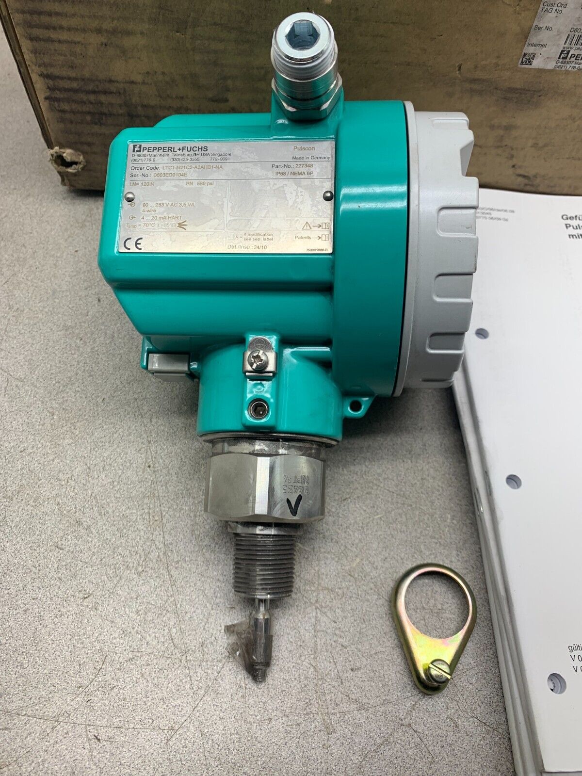 NEW IN BOX PEPPERL+FUCHS TRANSMITTER LTC1-N21C2-A2AHB1-NA