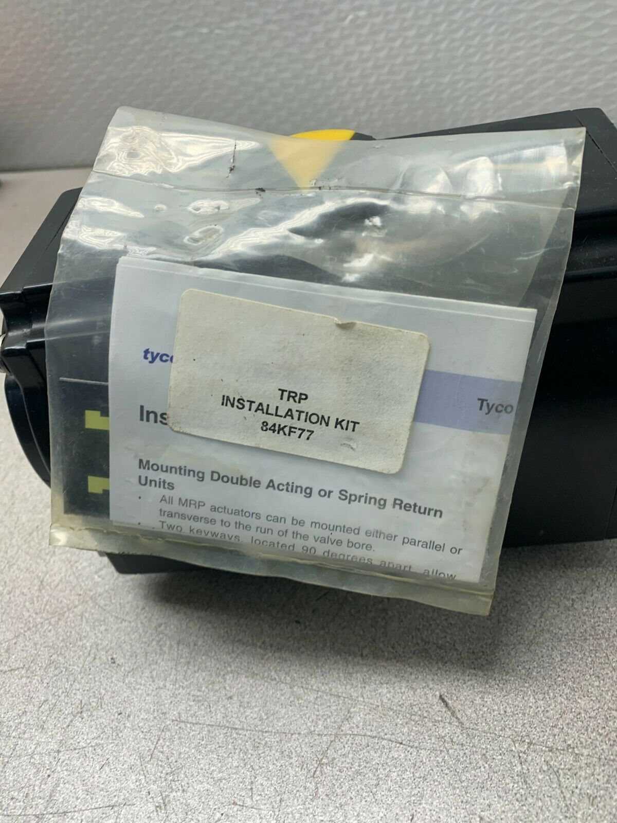 NEW NO BOX MORIN PNEUMATIC RACK & PINION ACTUATOR MRP-009U-K-D000