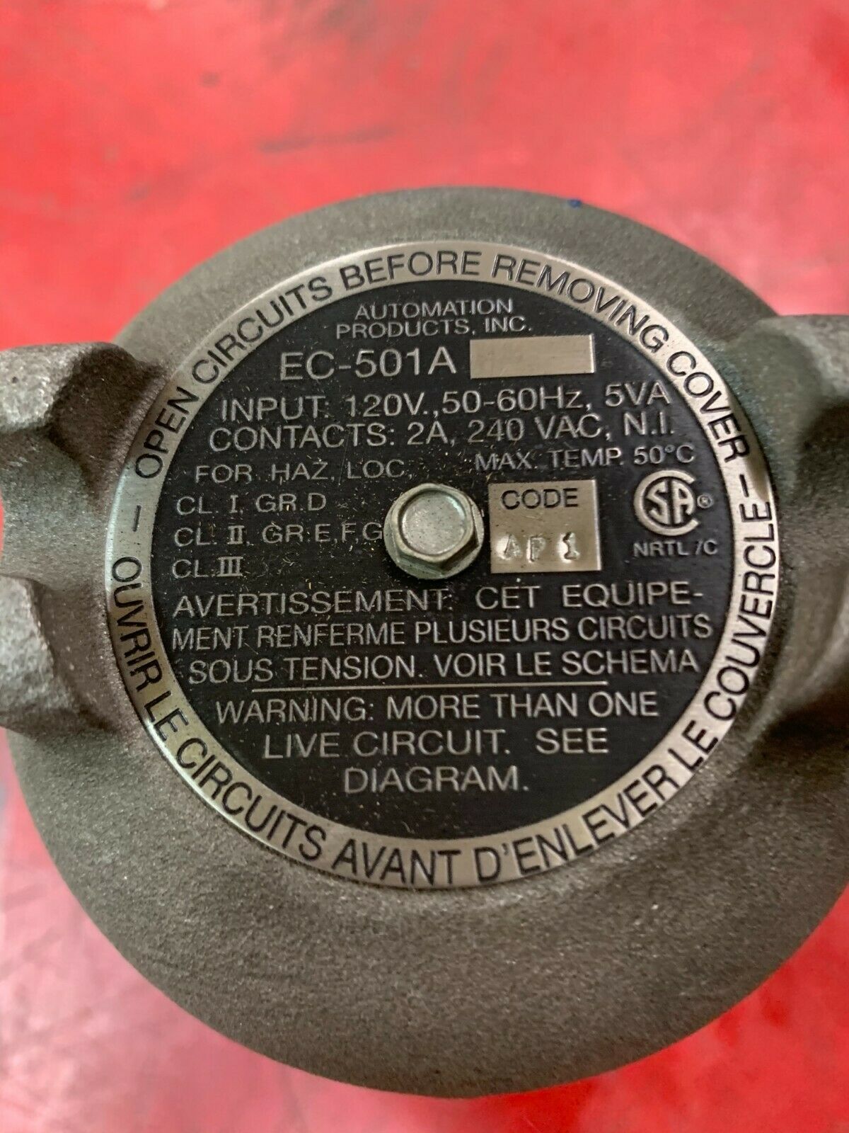 NEW NO BOX AUTOMATION PRODUCTS ENCLOSURE EL-501A