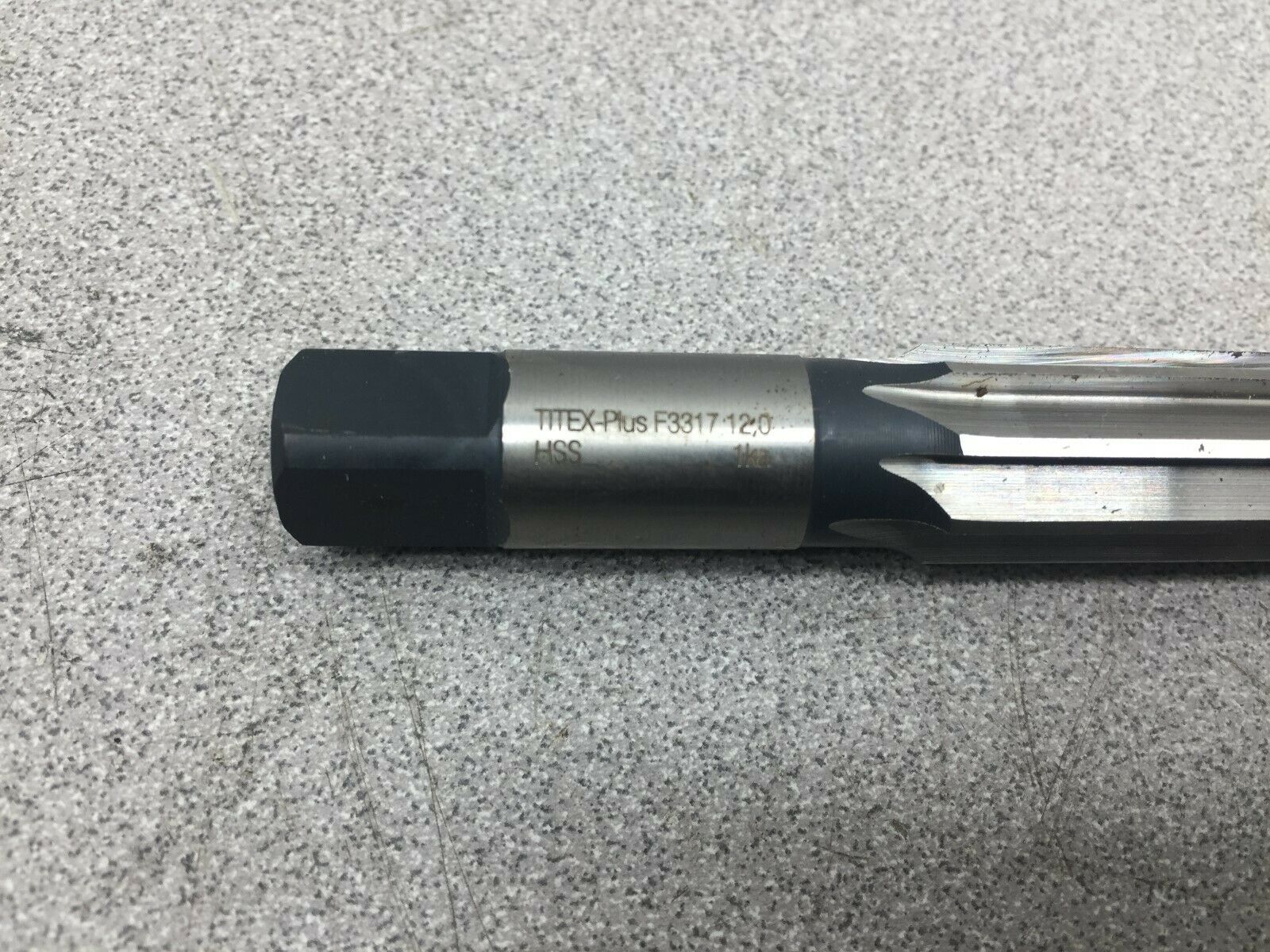 NEW NO BOX TITEX PLUS 12.0 MM HSS HAND REAMER F3317 12.0