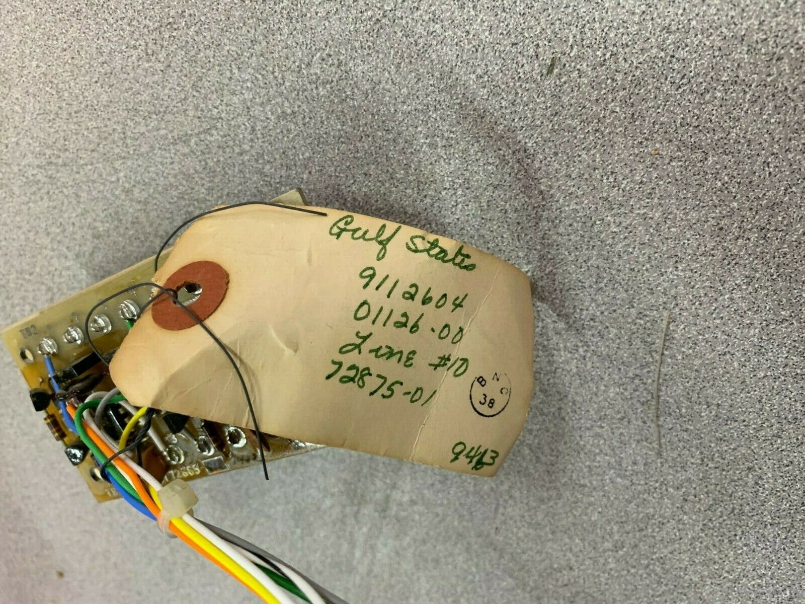 NEW NO BOX BENTLY NEVADA TERMINAL STRIP 72872-01