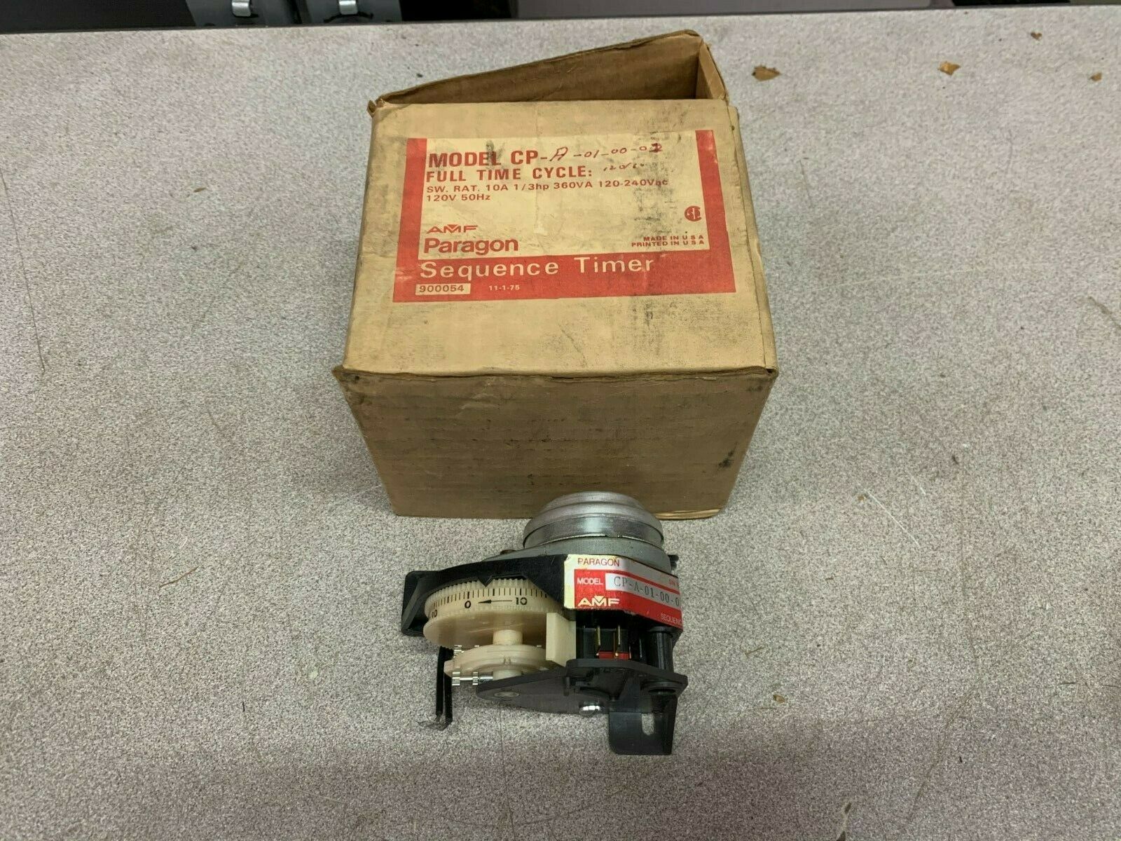 NEW IN BOX PARAGON FULL TIME CYCLE SEQUENCE TIMER CP-A-01-00-03