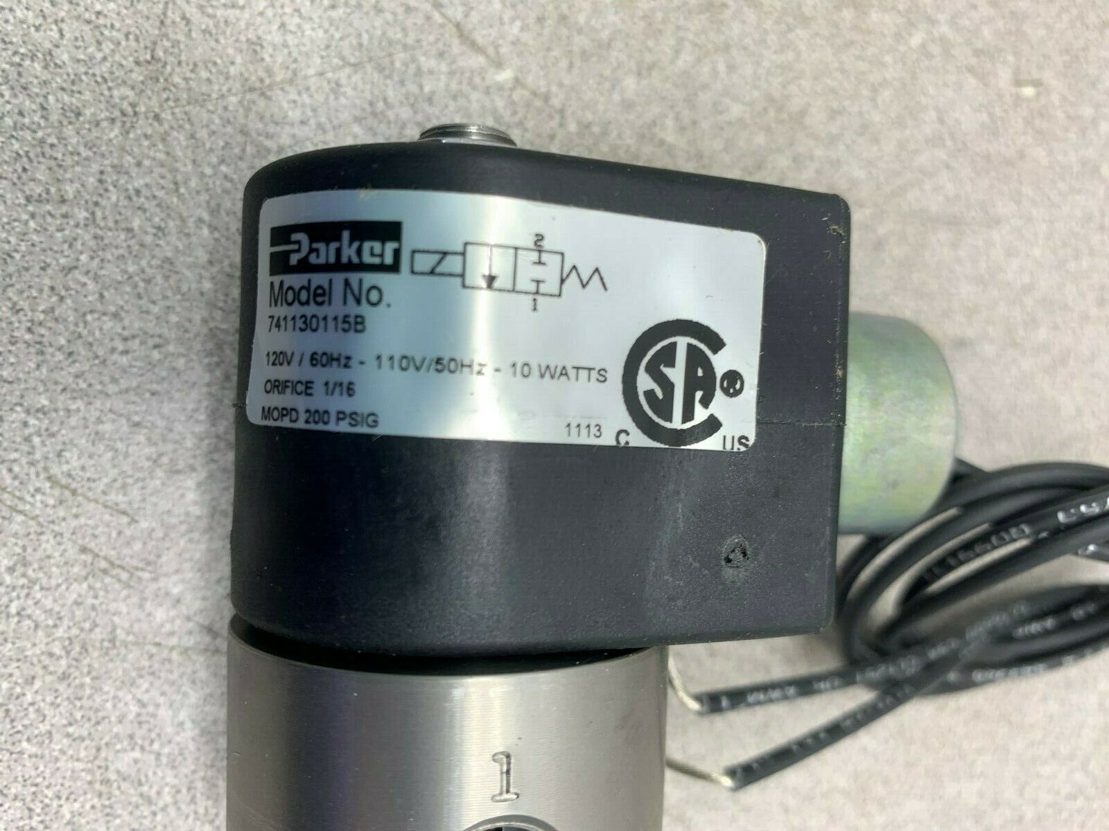 NEW IN PACKAGE PARKER VALVE 741130115B