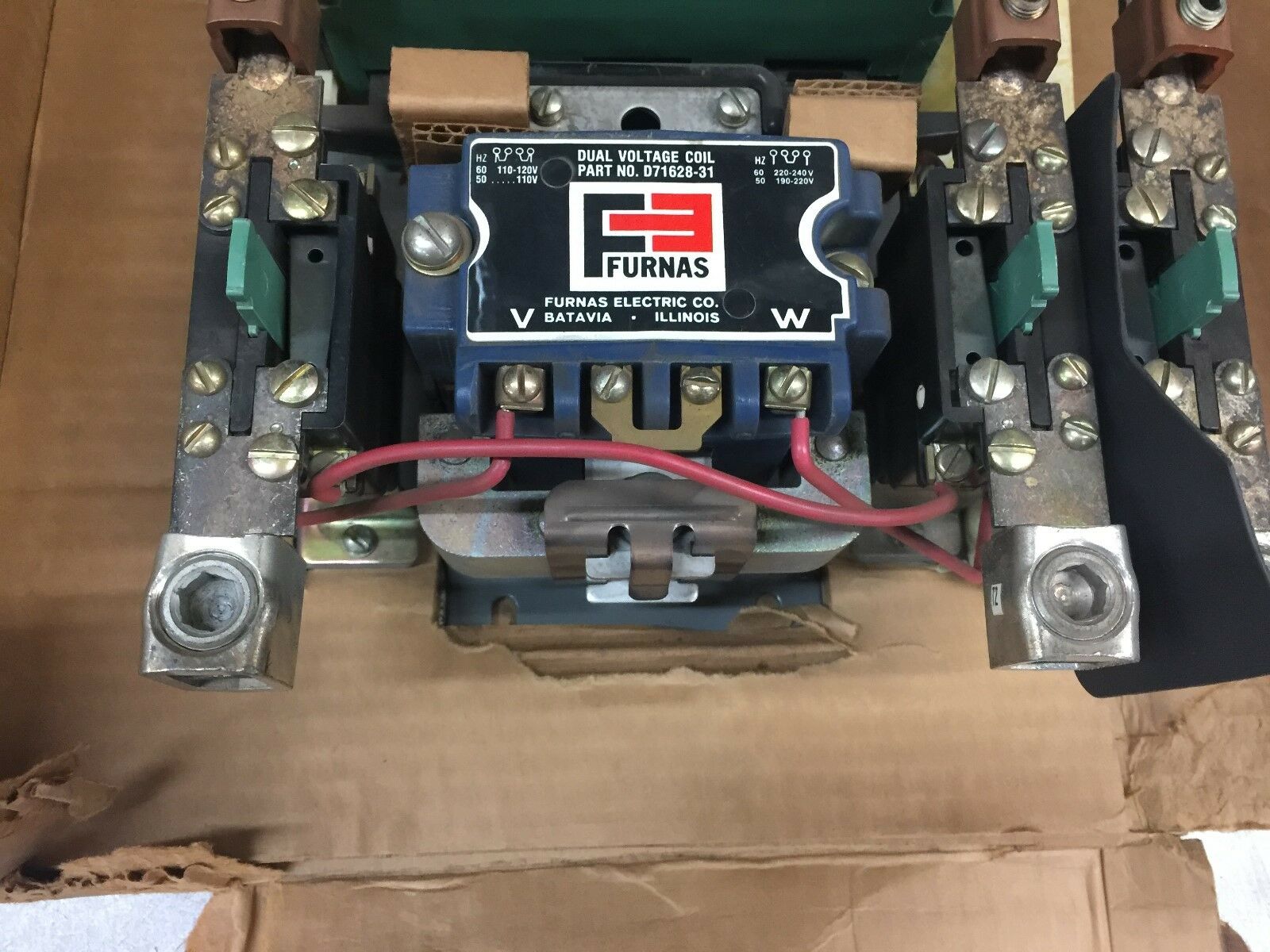 NEW IN BOX FURNAS SIZE 4 120/240VAC 3PHASE STARTER 14JB32AA81A