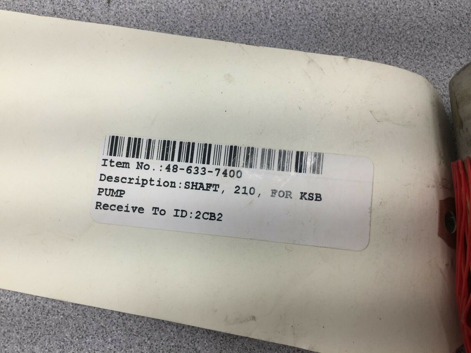 NEW NO BOX KSB PUMP SHAFT FOR SY150-400 PUMP