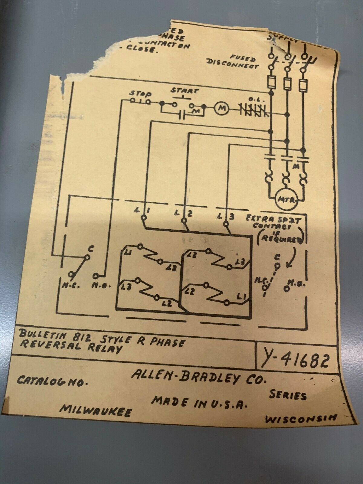 NEW NO BOX ALLEN-BRADLEY RELAY 812-AAB5 SERIES A