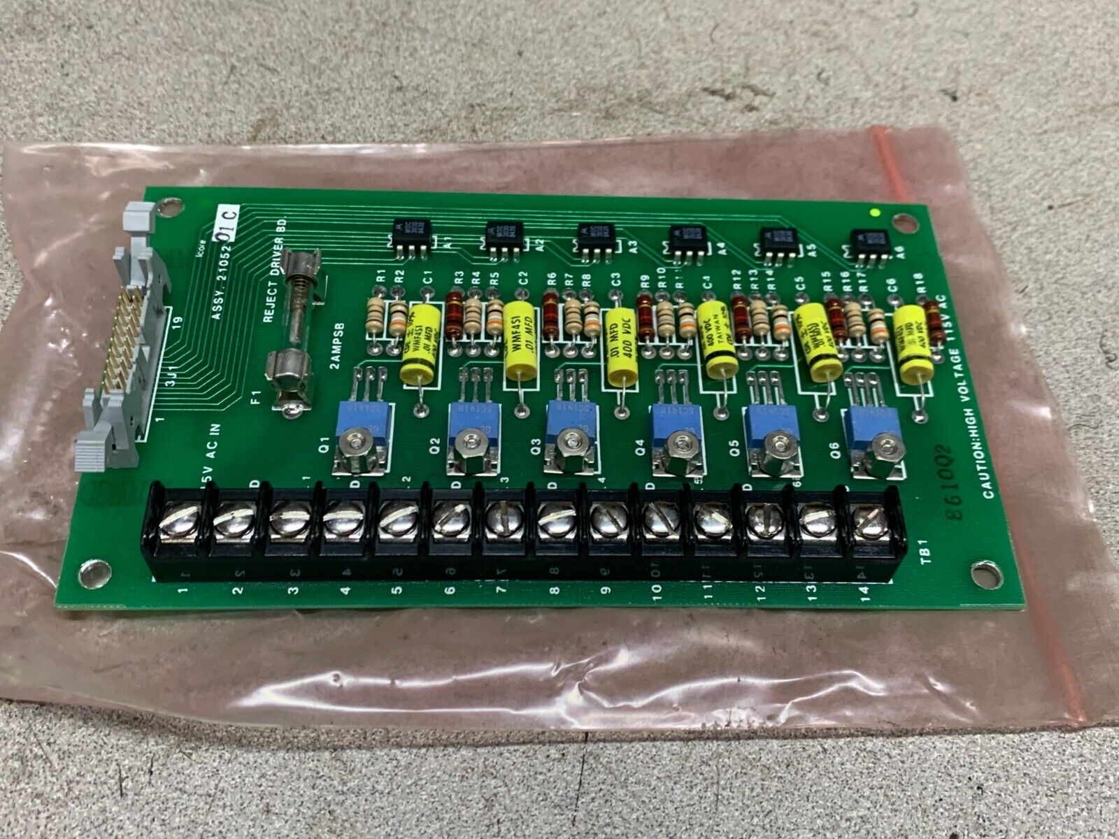 NEW NO BOX ICORE REJECT DRIVER BOARD 21052 01C