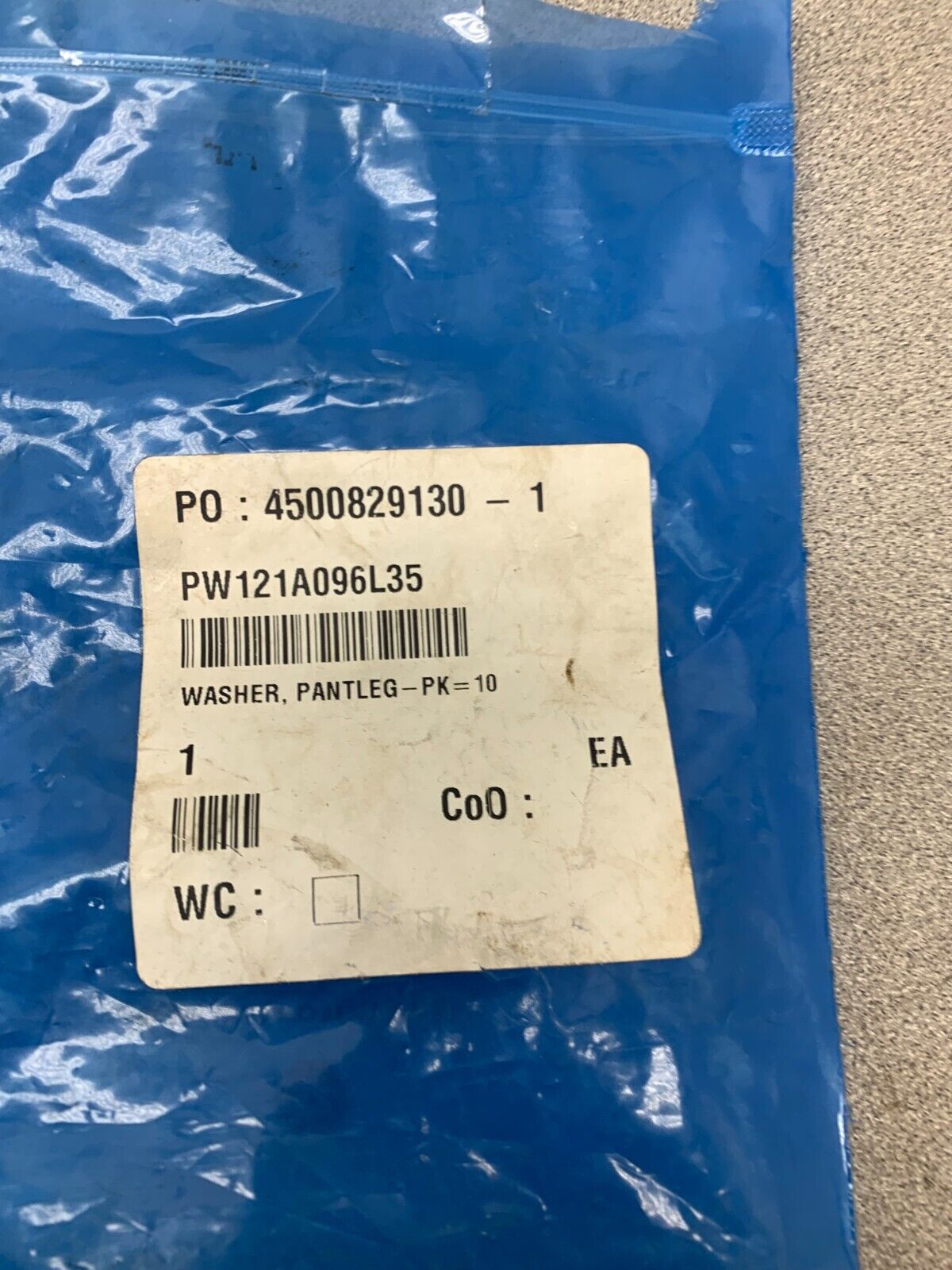 NEW LOT OF 9 WESTINGHOUSE PANTLEG WASHERS PW121A096L35