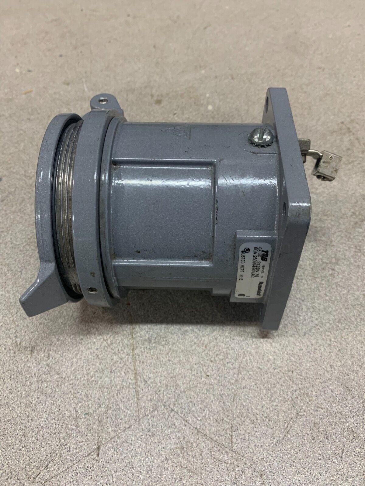 NEW NO BOX THOMAS & BETTS RUSSELLSTOLL 60AMP RECEPTACLE 3123W-78