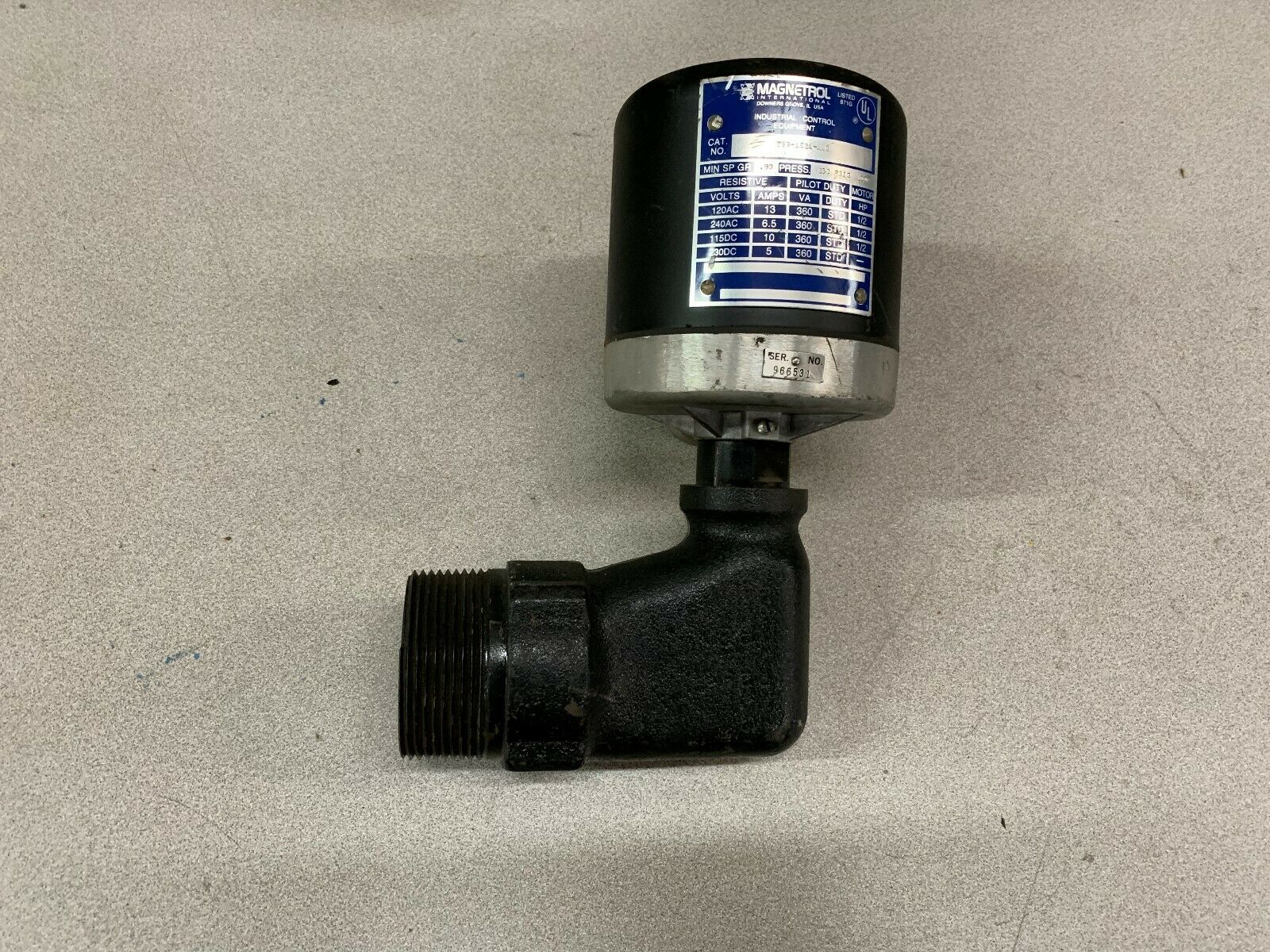 USED MAGNETROL LIQUID LEVEL CONTROL T63-1E2A-AAG