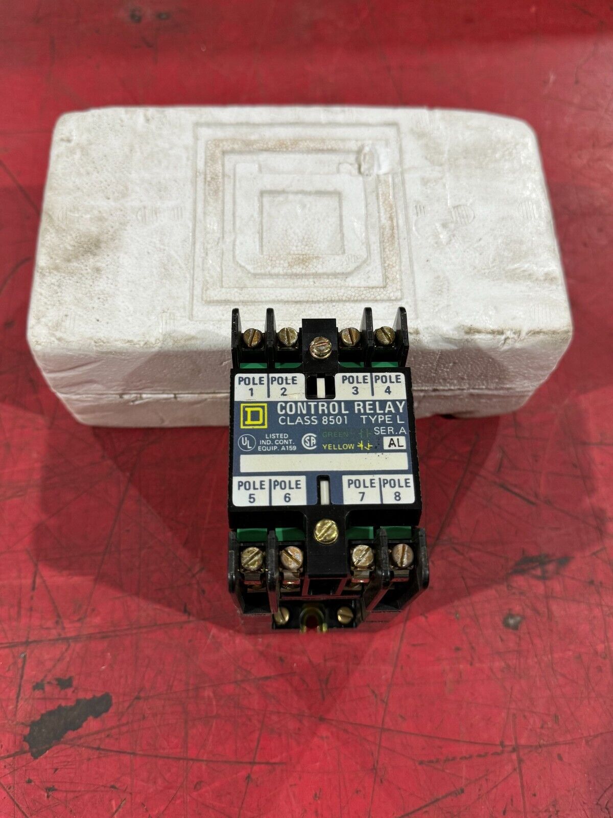 NEW SQUARE D A.C. MAGNETIC RELAY 110/120V. COIL 8501 LO-80