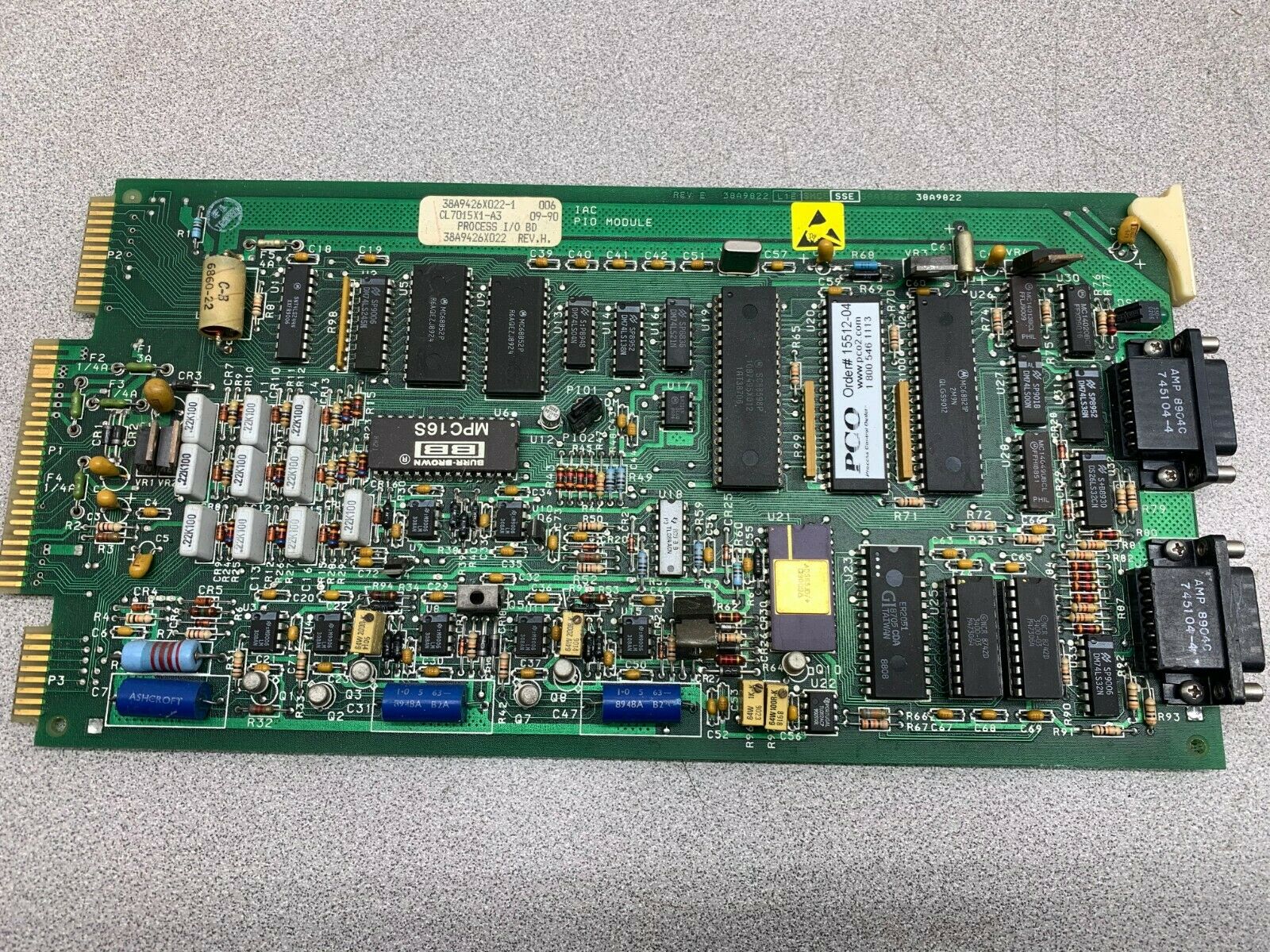 USED FISHER 38A9426X022-1 PROCESS I/O CIRCUIT BOARD CL7015X1-A3