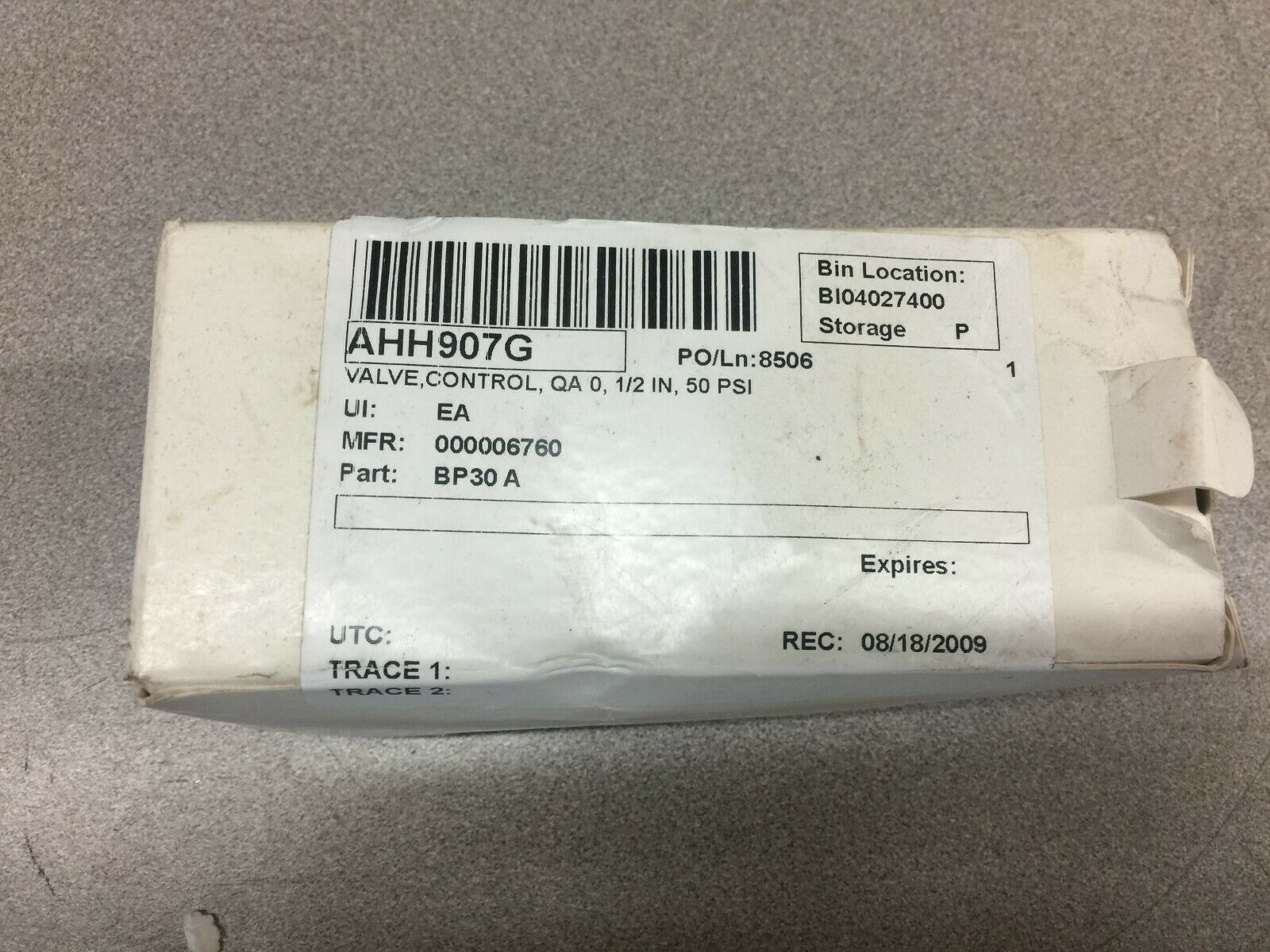 NEW IN BOX WATTS 1/2" 10-50 PSI BRONZE BODY BY-PASS CONTROL RELIEF VALVE BP 30