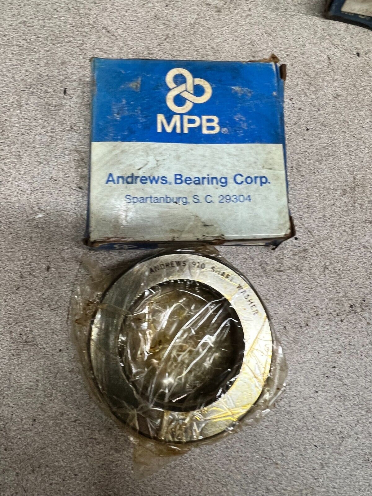 NEW IN BOX MPB SHAFT WASHER 910