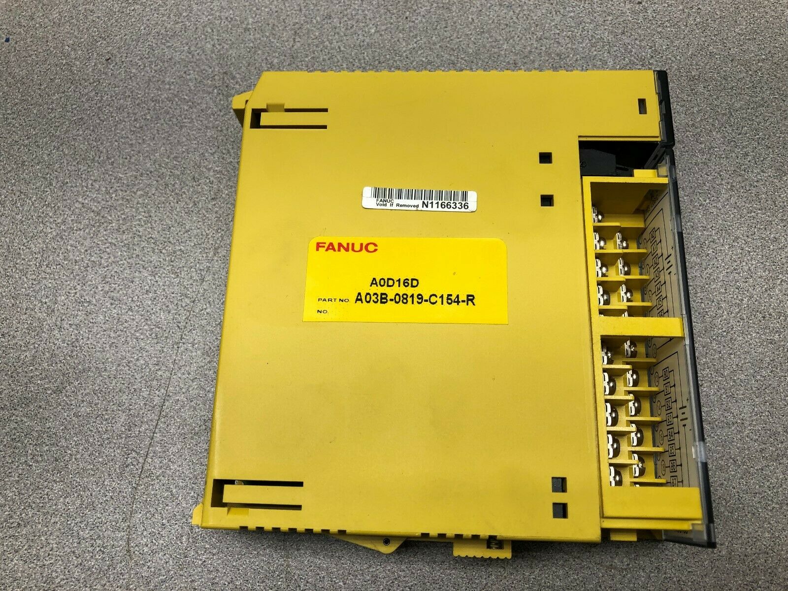 NEW NO BOX FANUC 16 PT OUTPUT MODULE AOD16D / AO3B-0819-C154-R