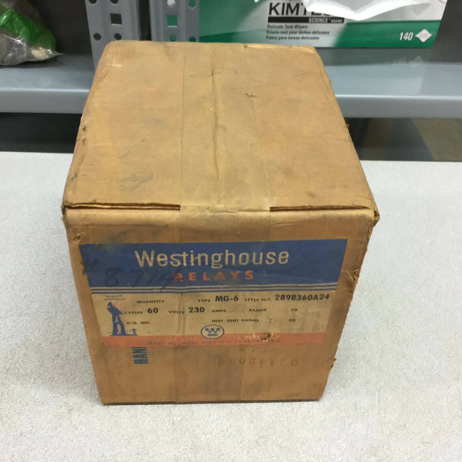 NEW IN BOX WESTINGHOUSE 230VAC TYPE MG-6 INSTANTANIOUS TRIP UNIT 28B360A24