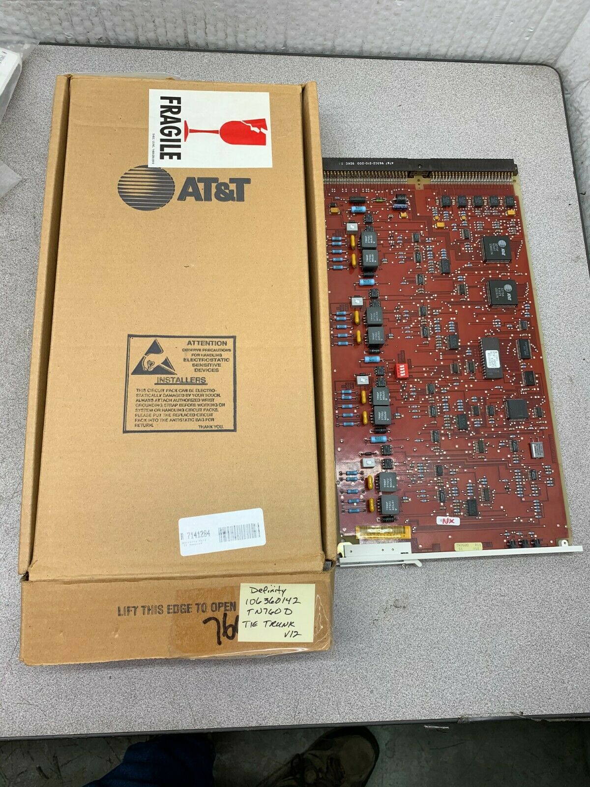 NEW IN BOX AT&T TIE TRUNK CIRCUIT BOARD TN760D