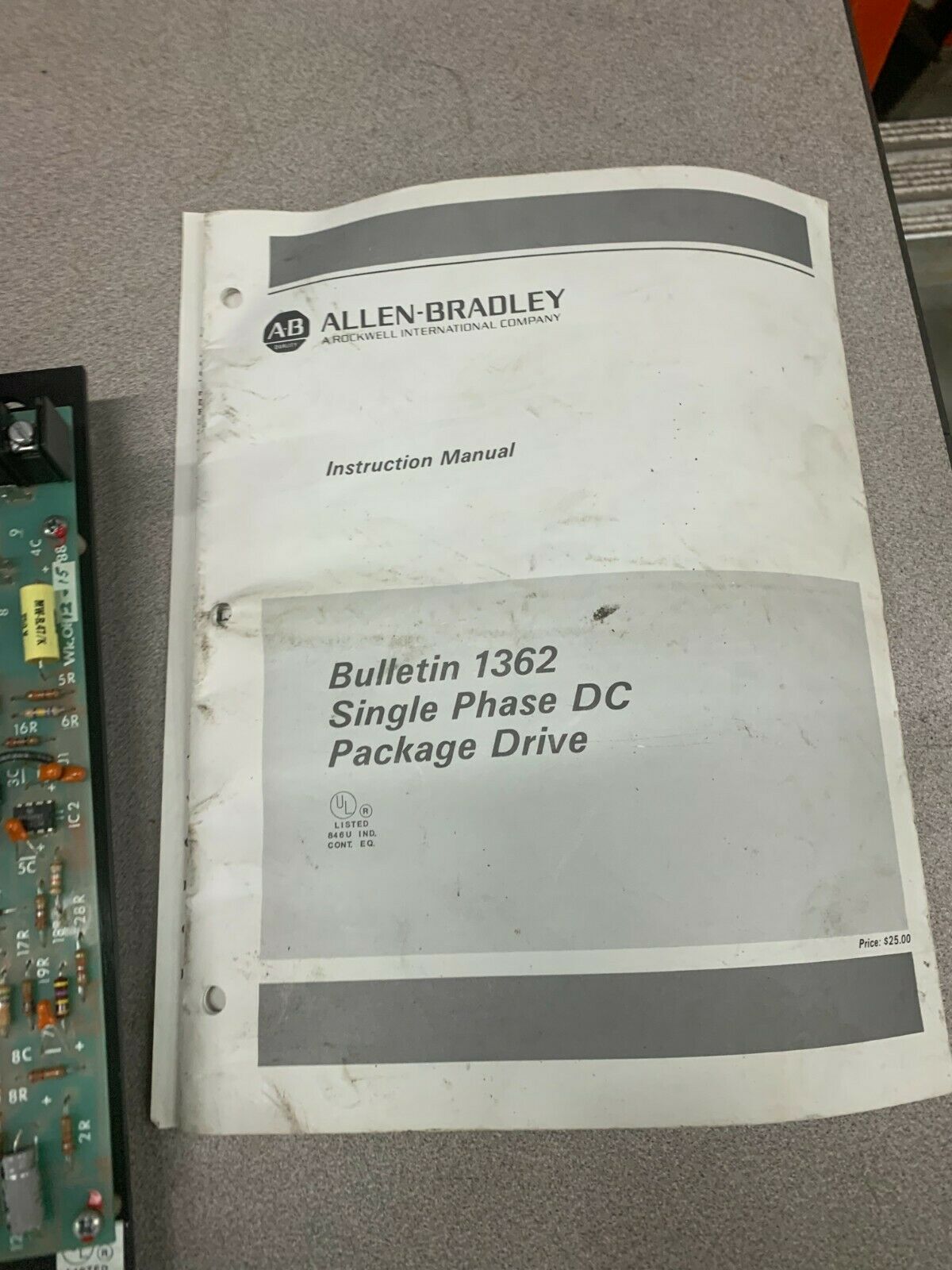 NEW IN BOX ALLEN-BRADLEY OPEN CHASSIS CONTROLLER DC DRIVE 1362-NOG SERIES A