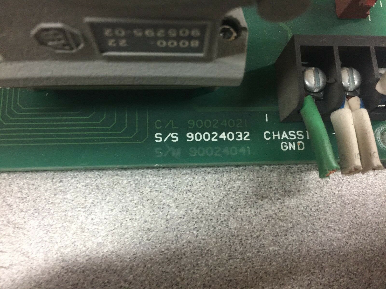 USED ALLEN BRADLEY 16-SLOT PLC BACKPLANE BOARD 8600TSA