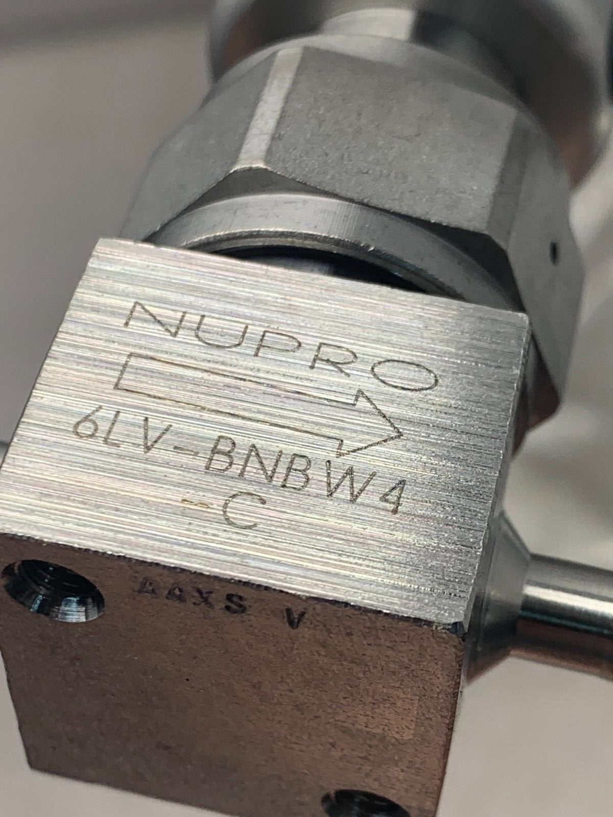 NEW NUPRO 6LV-BNBW4-C VALVE ASSEMBLY CAJON 316LV & 6LV-BNBW4-C