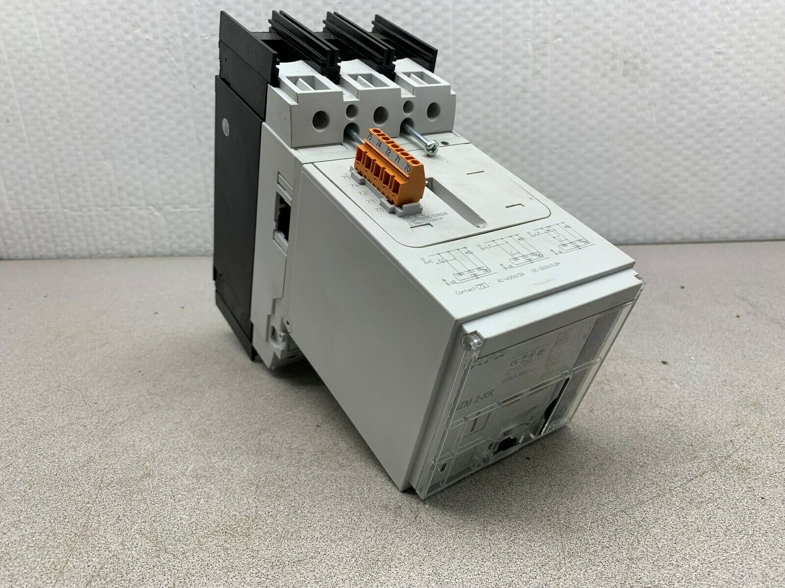 NEW EATON MOELLER 80AMP BREAKER WITH SYNCHRONIZED REMOTE OPERATOR NZM 2-XR
