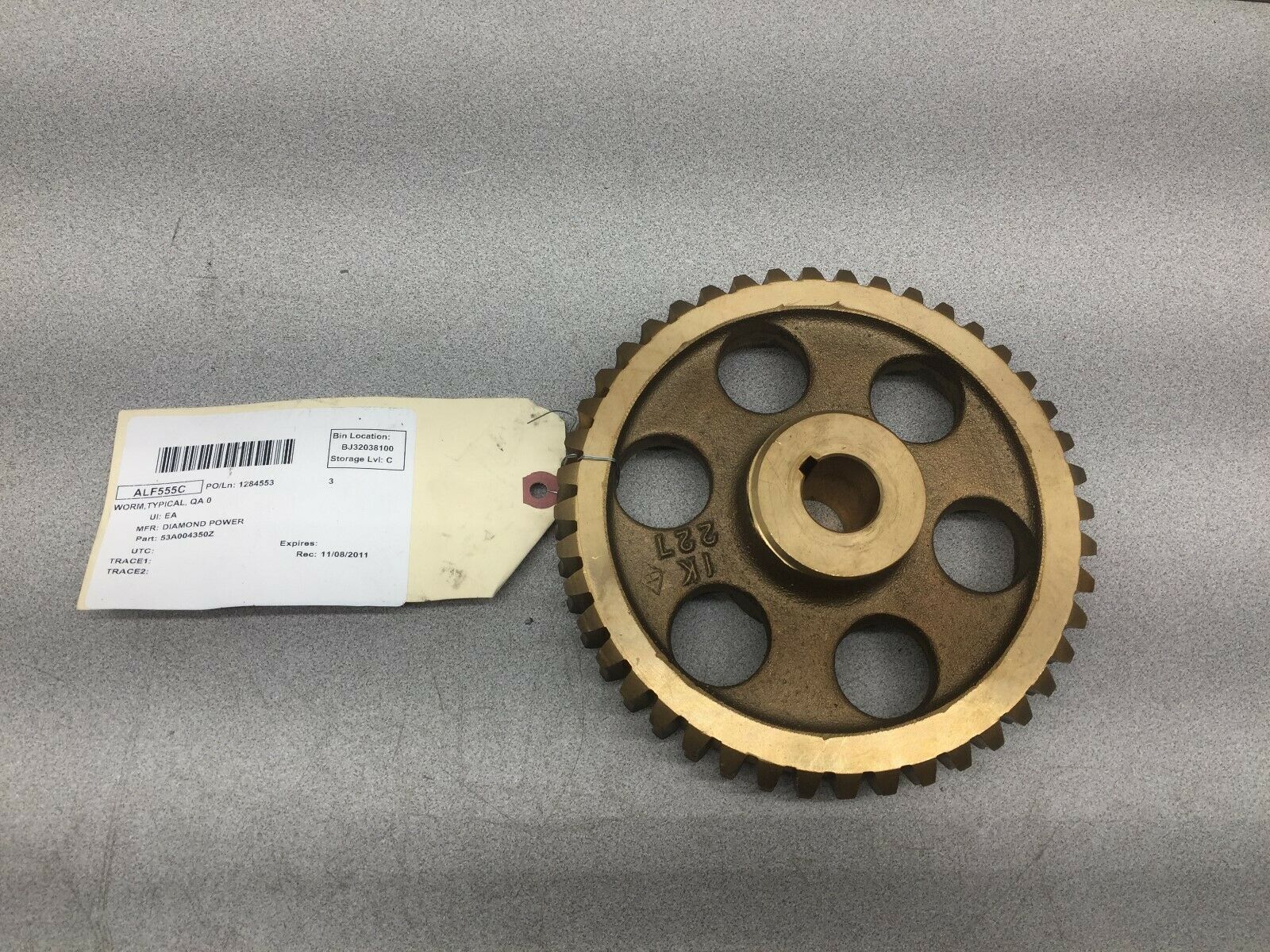 NEW NO BOXDIAMOND POWER WORM GEAR 53A004350Z