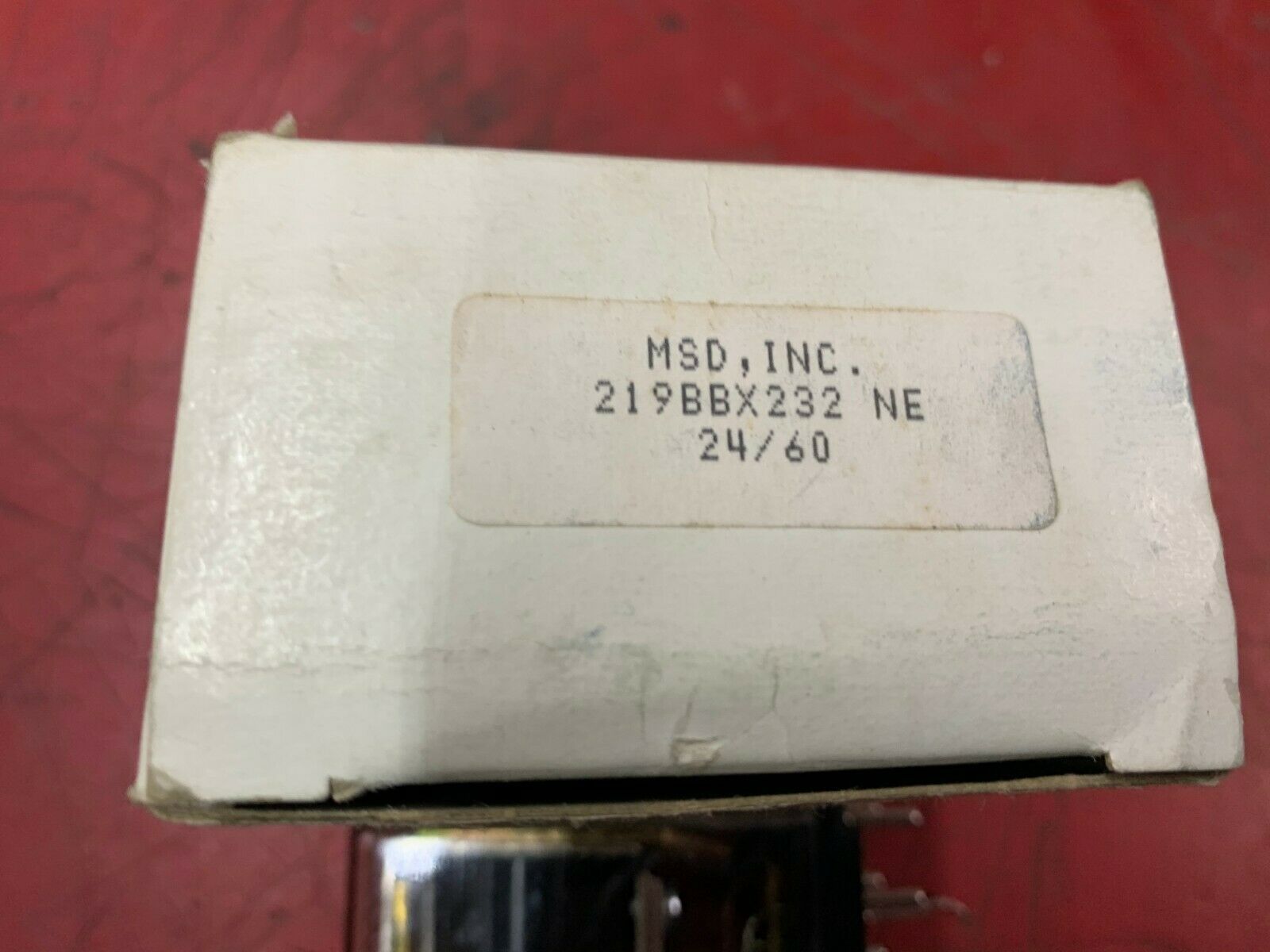 NEW IN BOX MSD INC. 24VDC. RELAY 219BBX232 NE