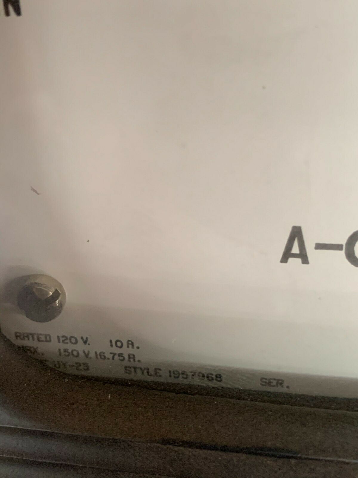 NEW NO BOX WESTINGHOUSE A-C MEGAWATTS PANEL METER 1957968