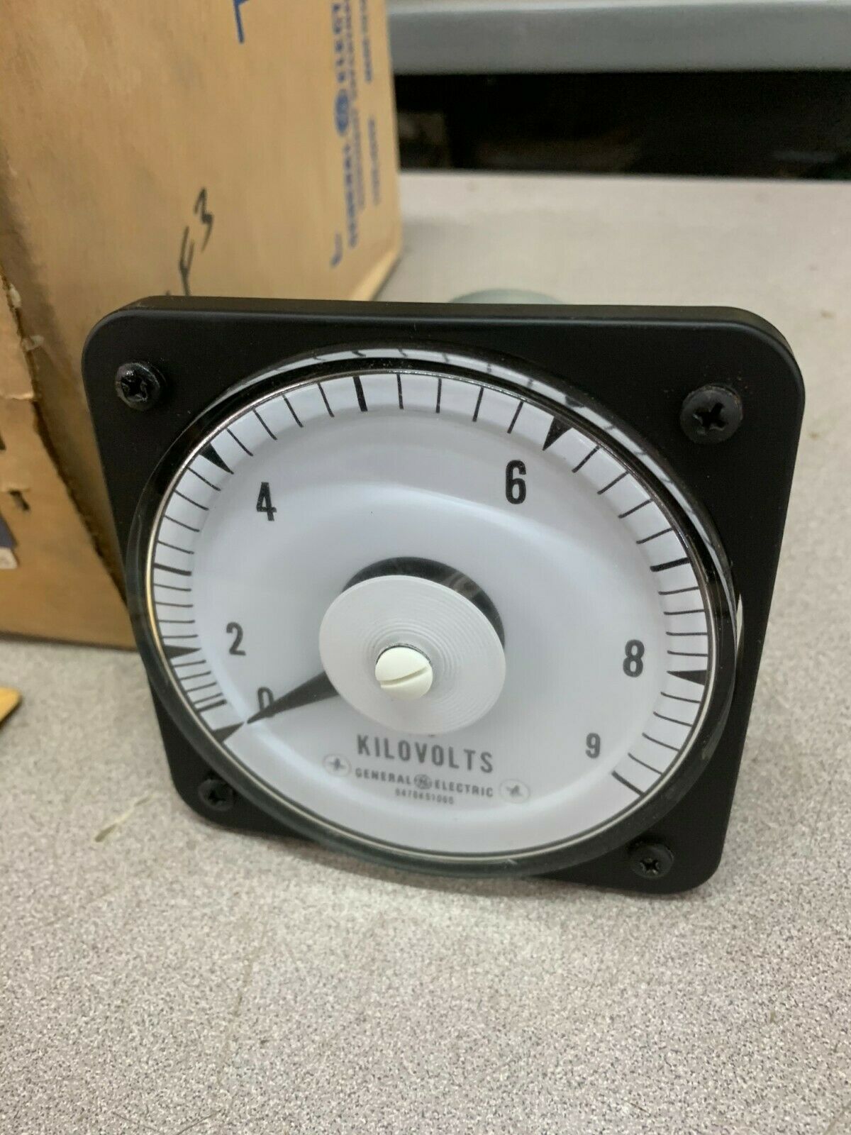 NEW IN BOX GENERAL ELECTRIC 0-9KV AC VOLTMETER 50-103021PZUY2