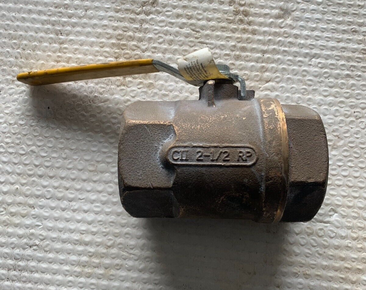 NEW NO BOX APOLLO 2-1/2" BRONZE BALL VALVE 70-109-01A